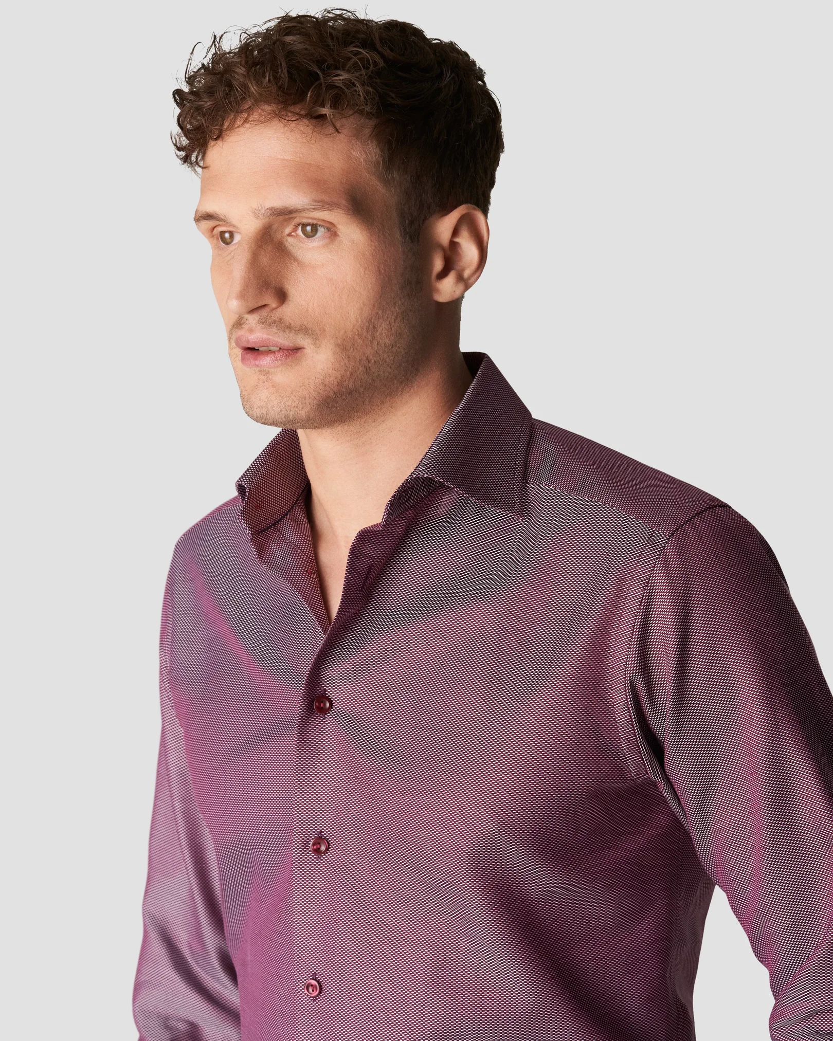 Eton - red kingtwill cut away