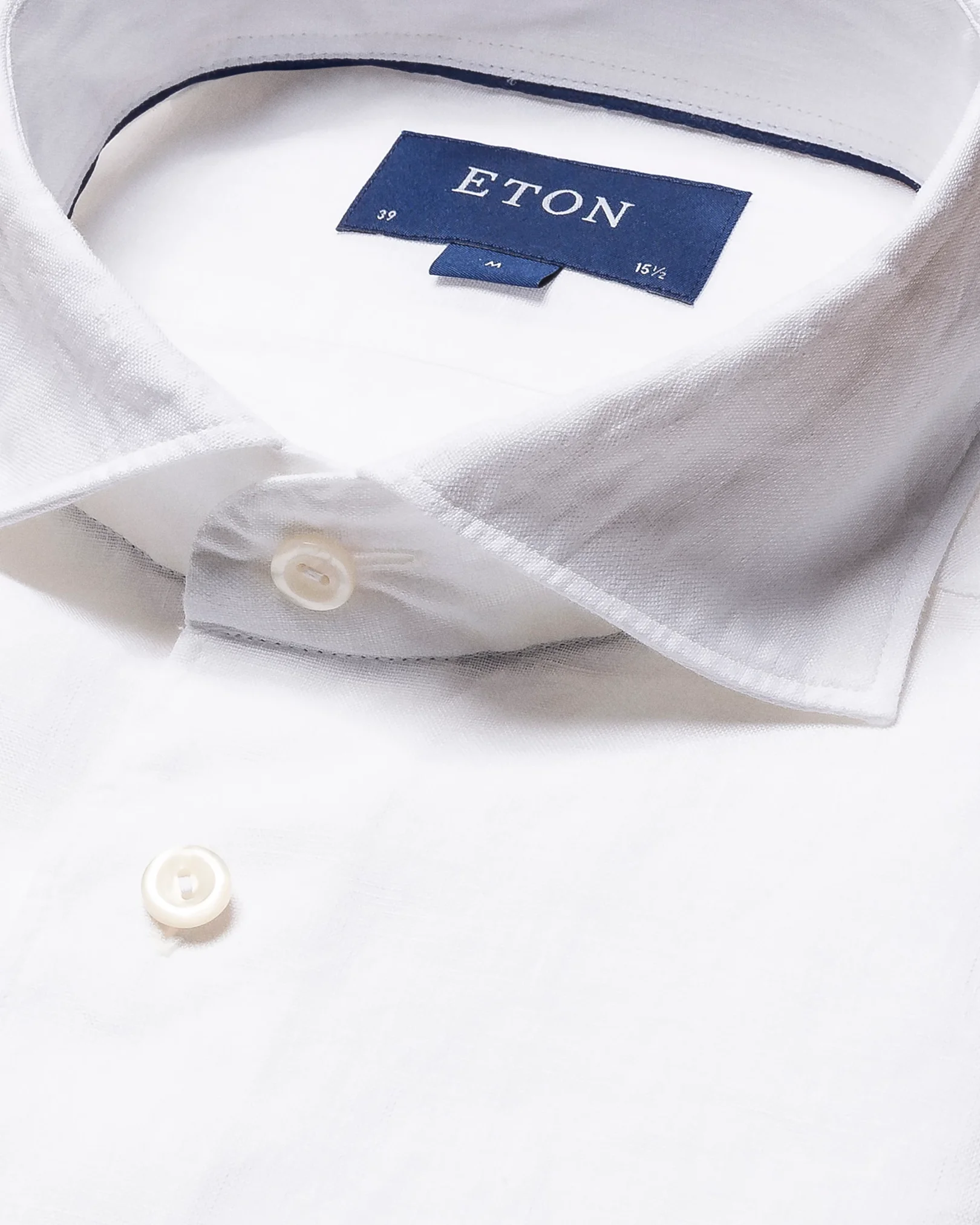 Eton - white linen wide spread soft