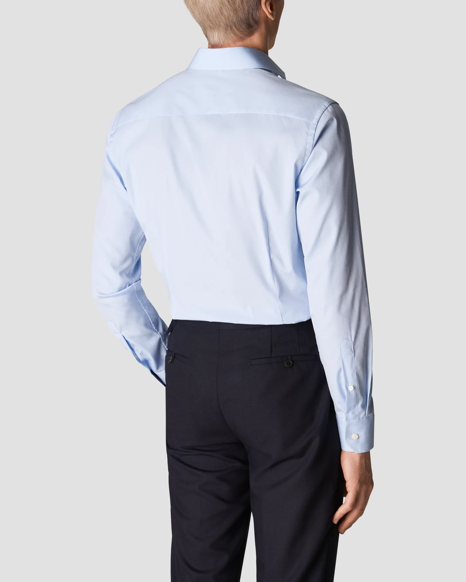 Eton - light blue poplin single