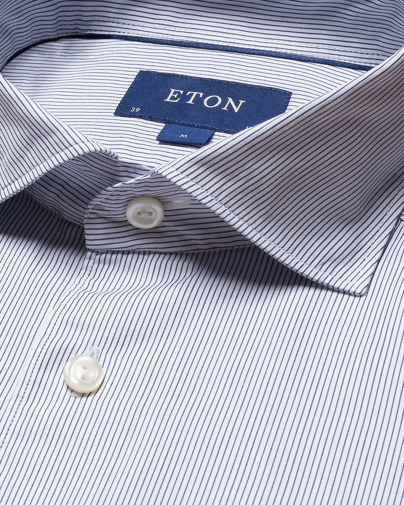 Eton - light blue twill wide spread