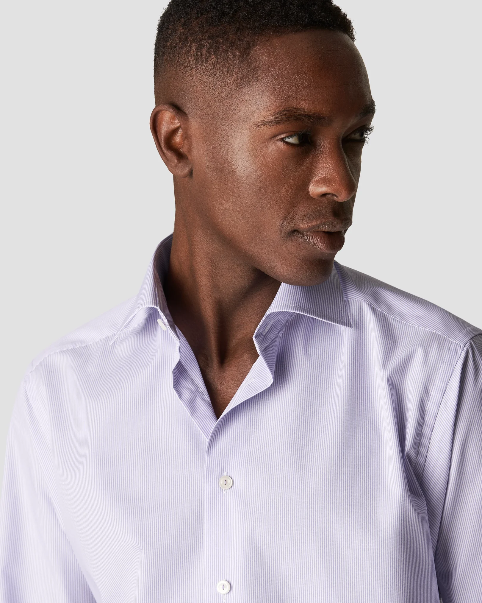 Eton - light purple poplin cutaway