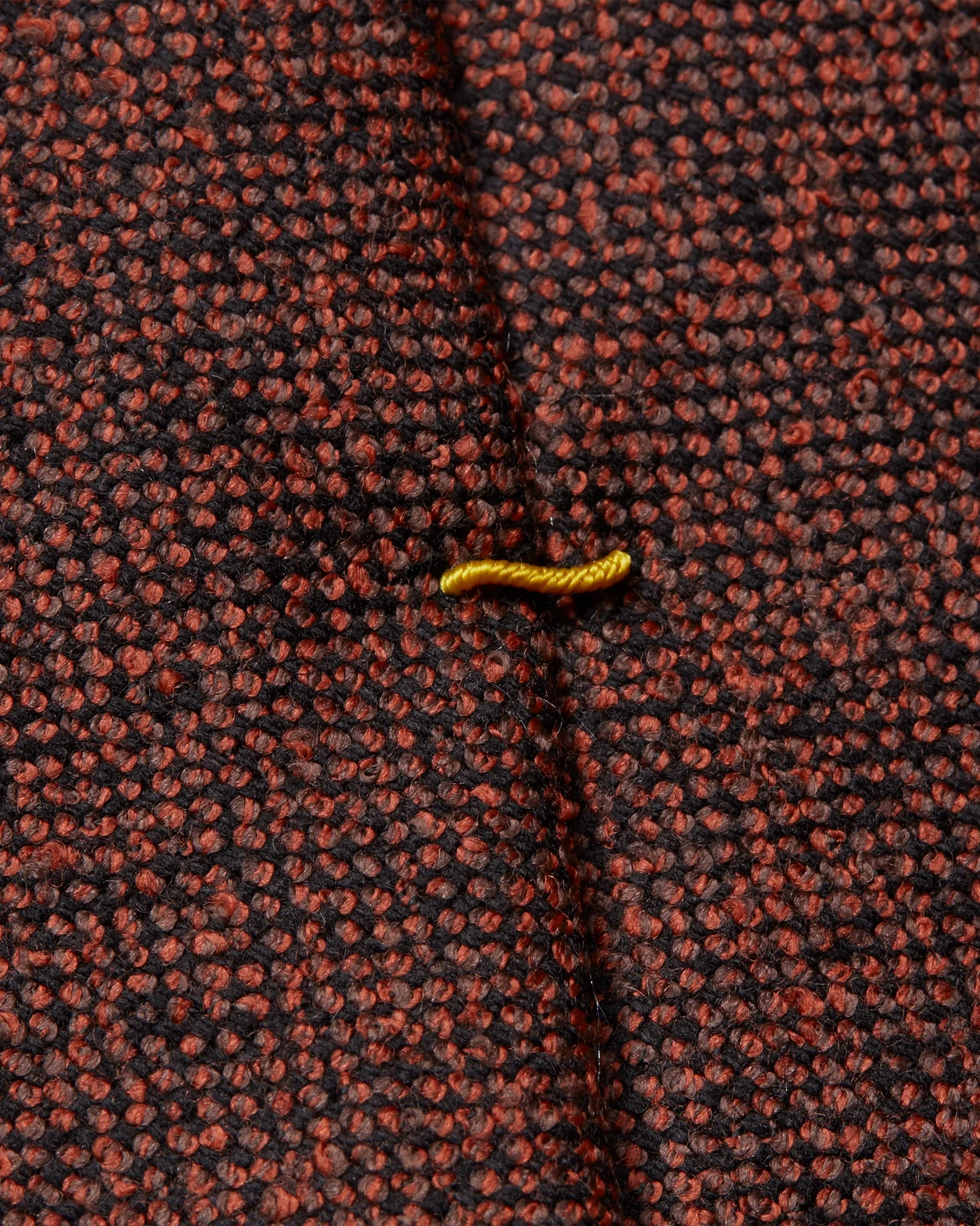Eton - orange wool blend tie