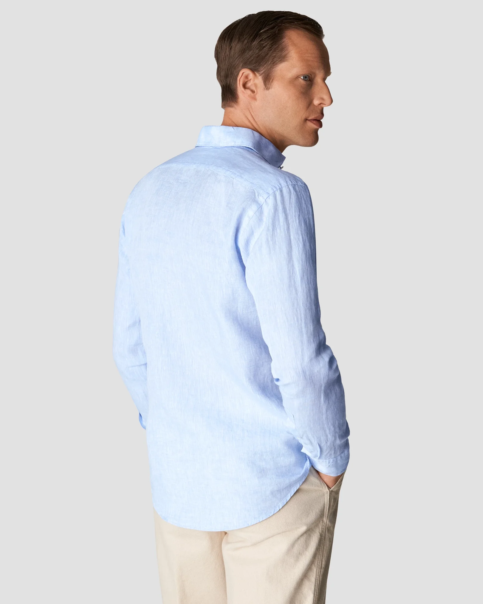 Eton - light blue linen