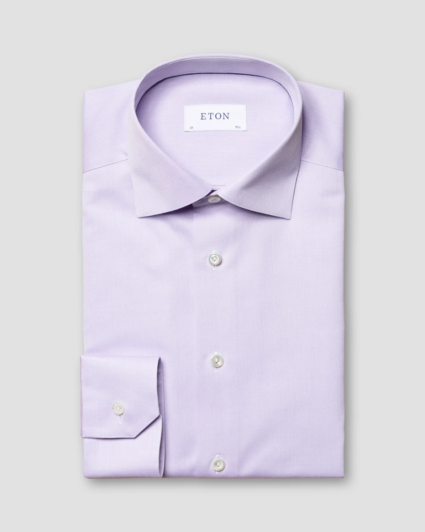 Eton - light purple fine pique cutaway