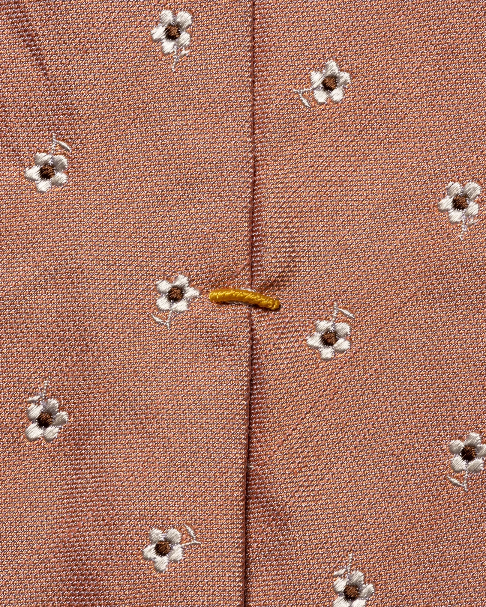 Eton - red silk linen blend
