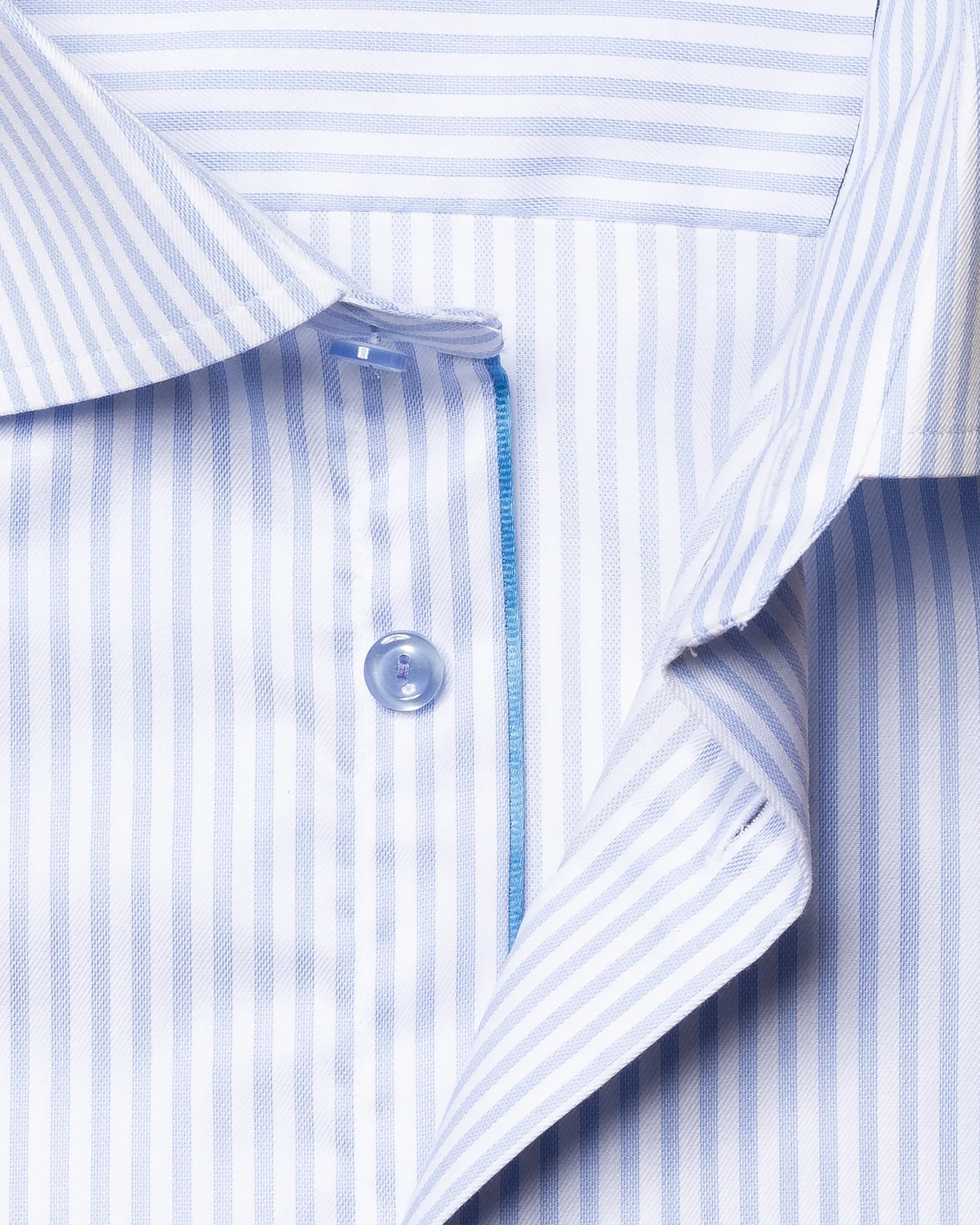 Eton - blue striped signature twill shirt