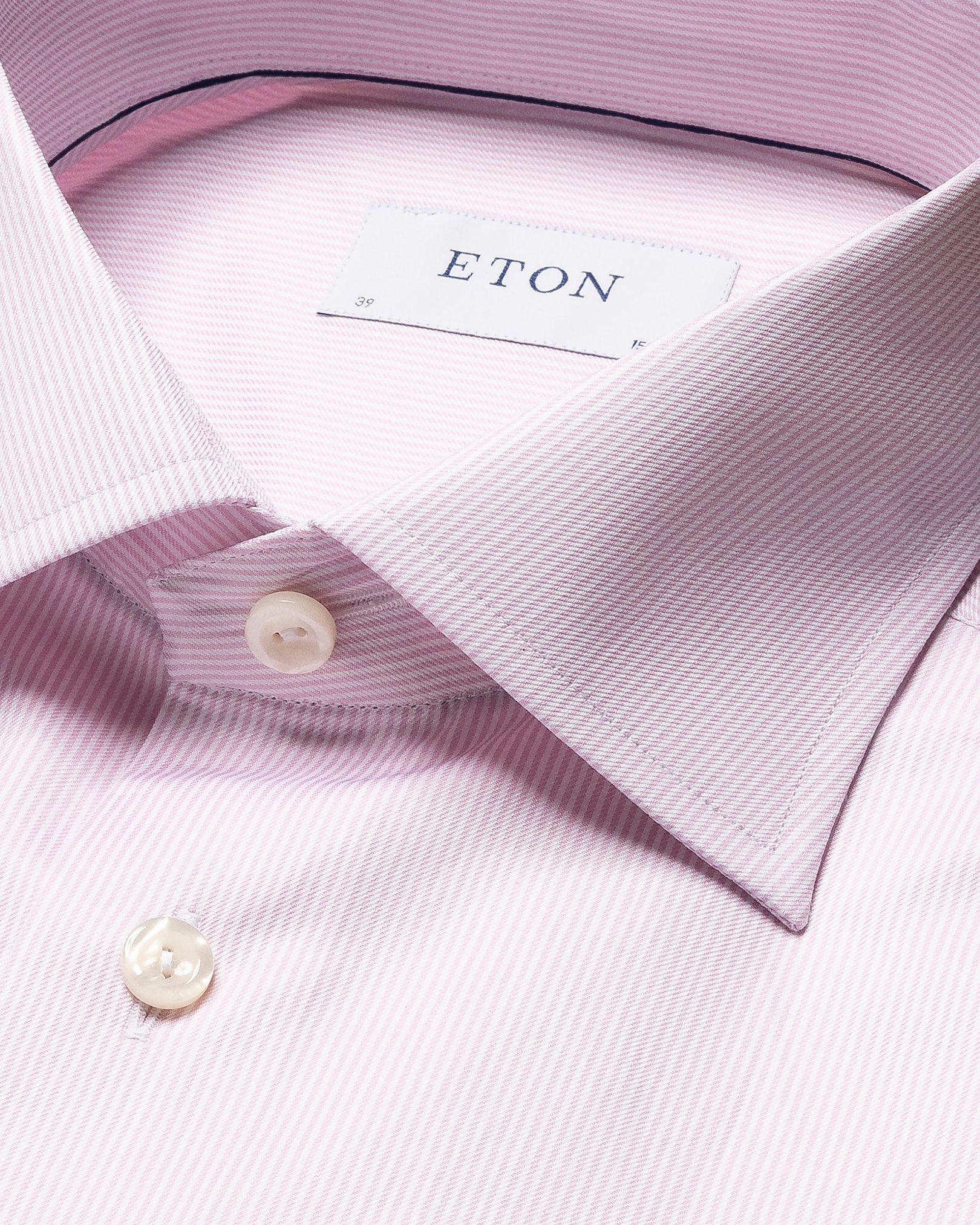 Eton - light pink signature twill shirt