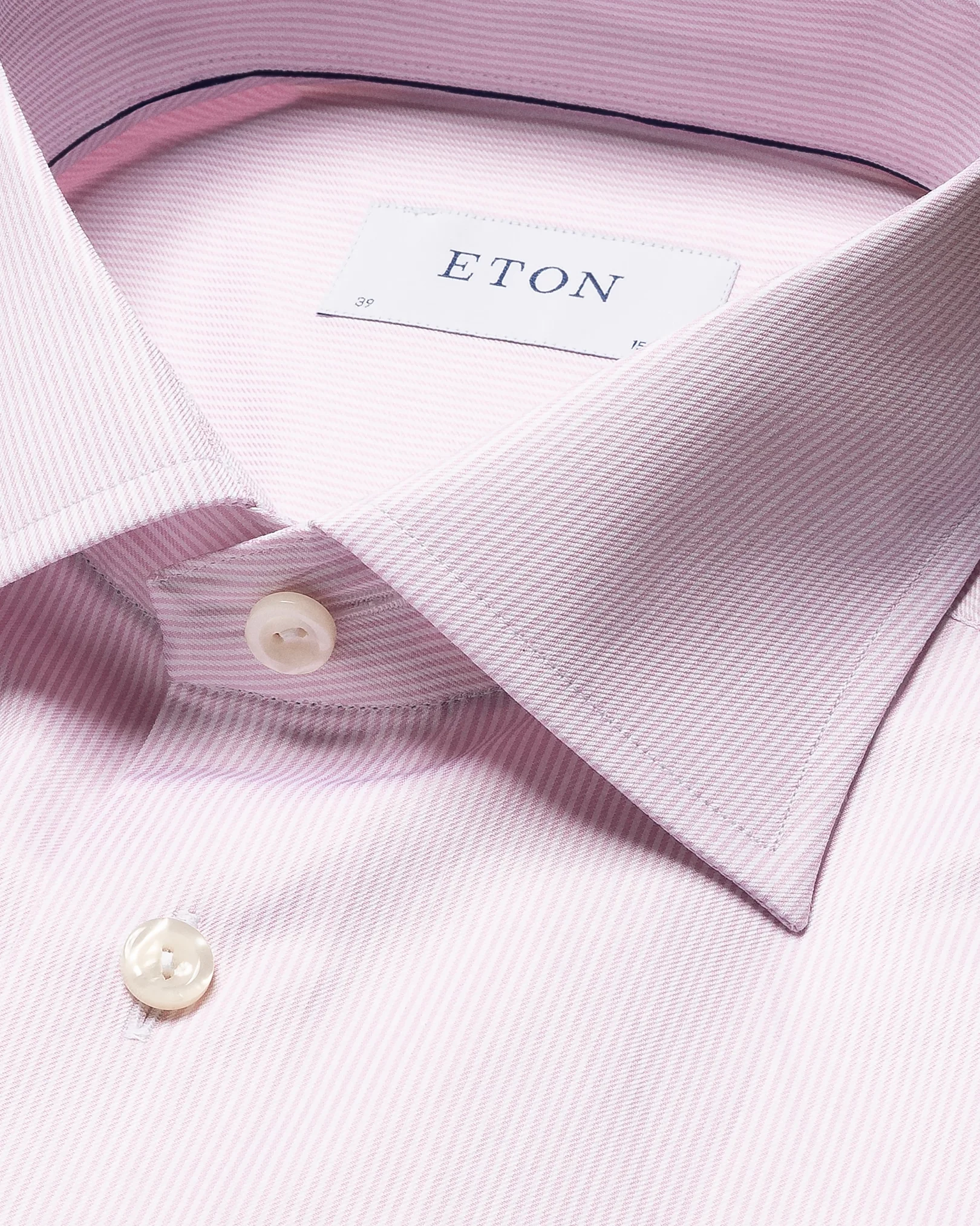 Eton - light pink signature twill shirt