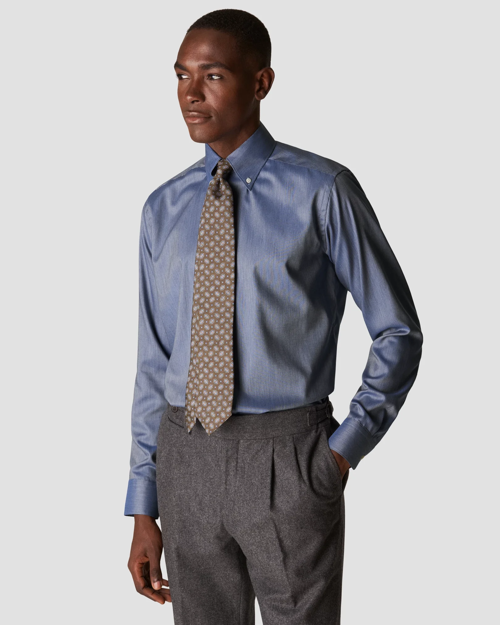 Eton - mid purple oxford