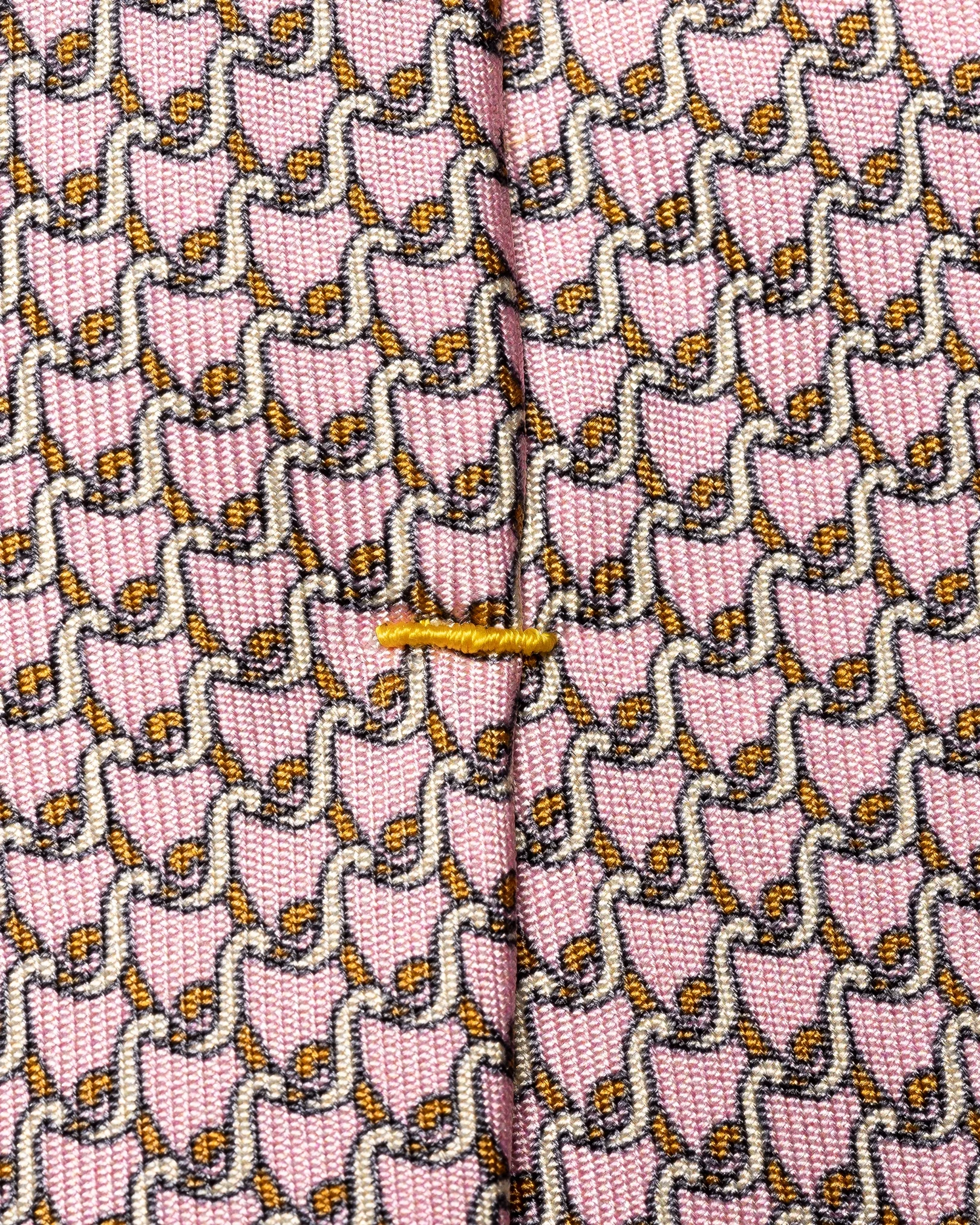 Eton - pink silk twill tie