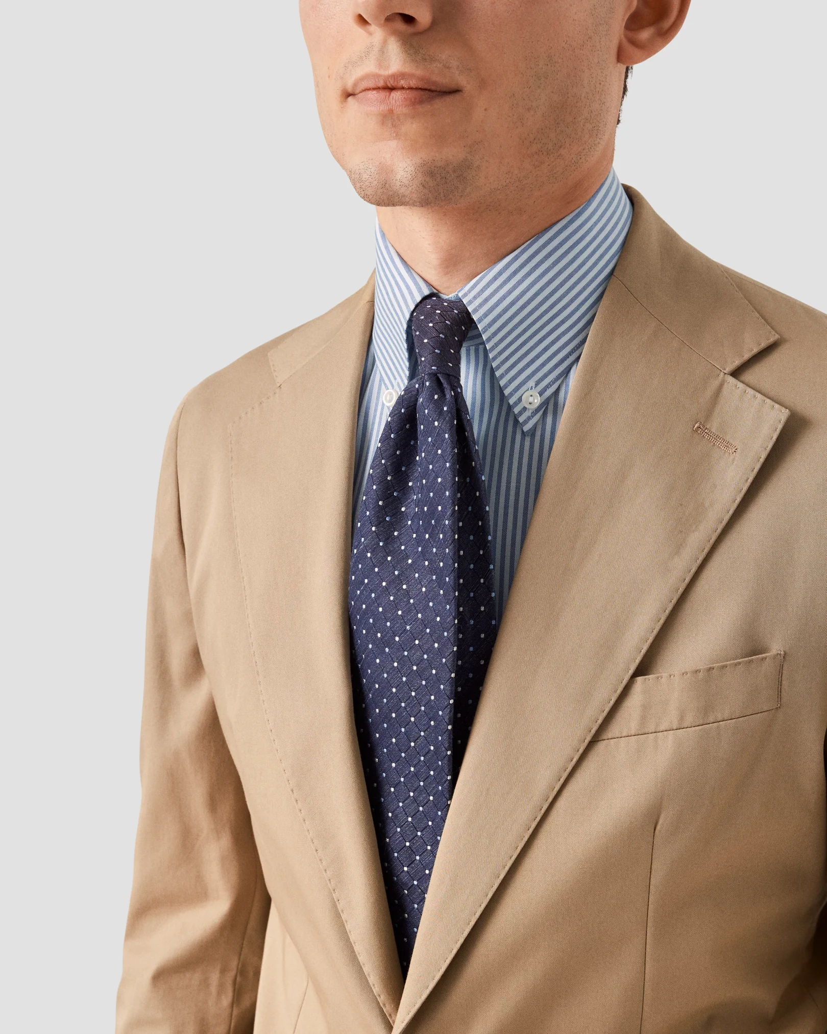 Eton - mid blue fine oxford shirt