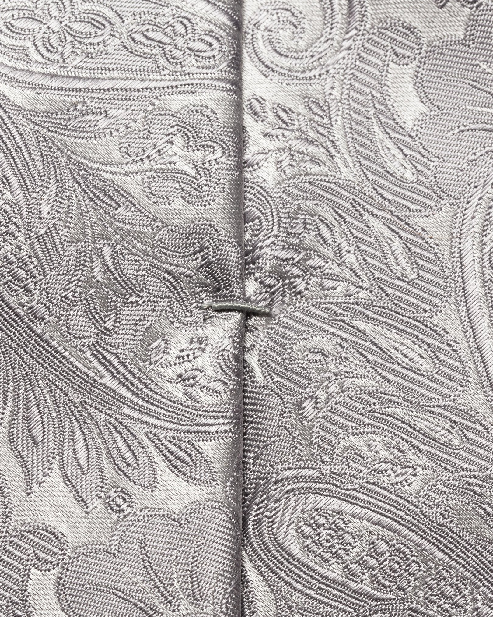Eton - light grey jacquard tie
