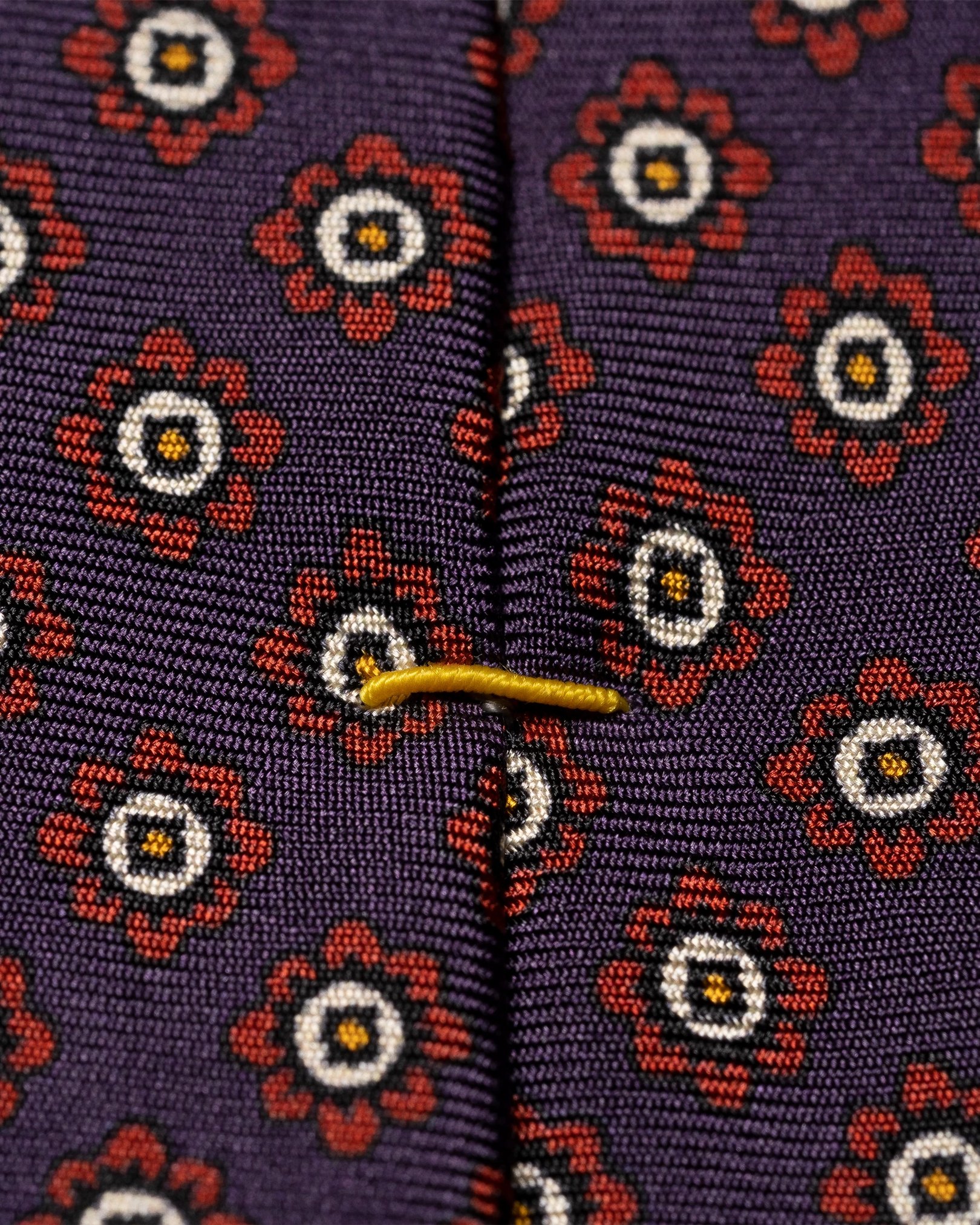 Eton - dark purple fall tie