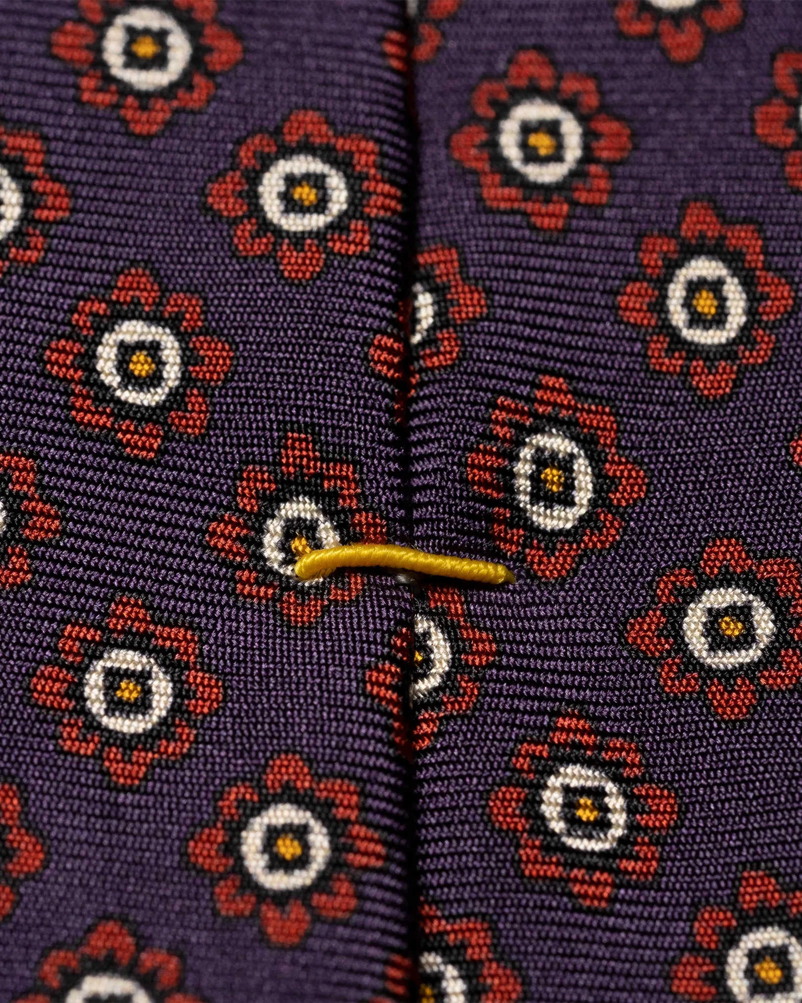Eton - dark purple fall tie