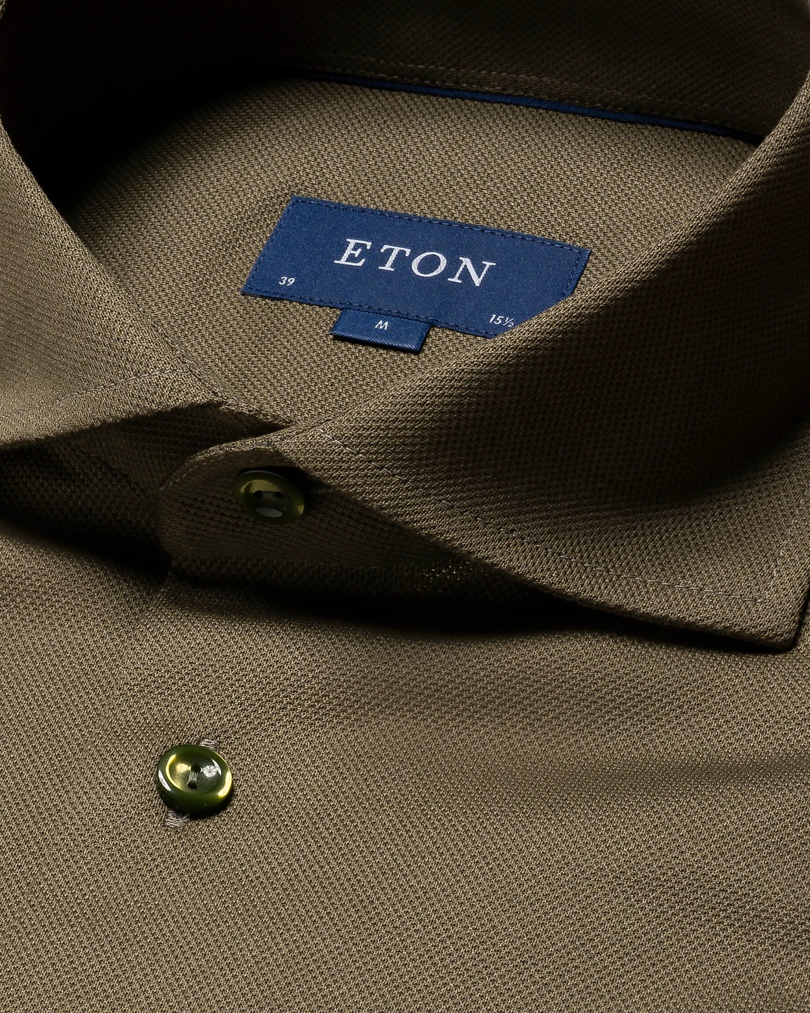 Eton - mid green doub heavy piquet ocs