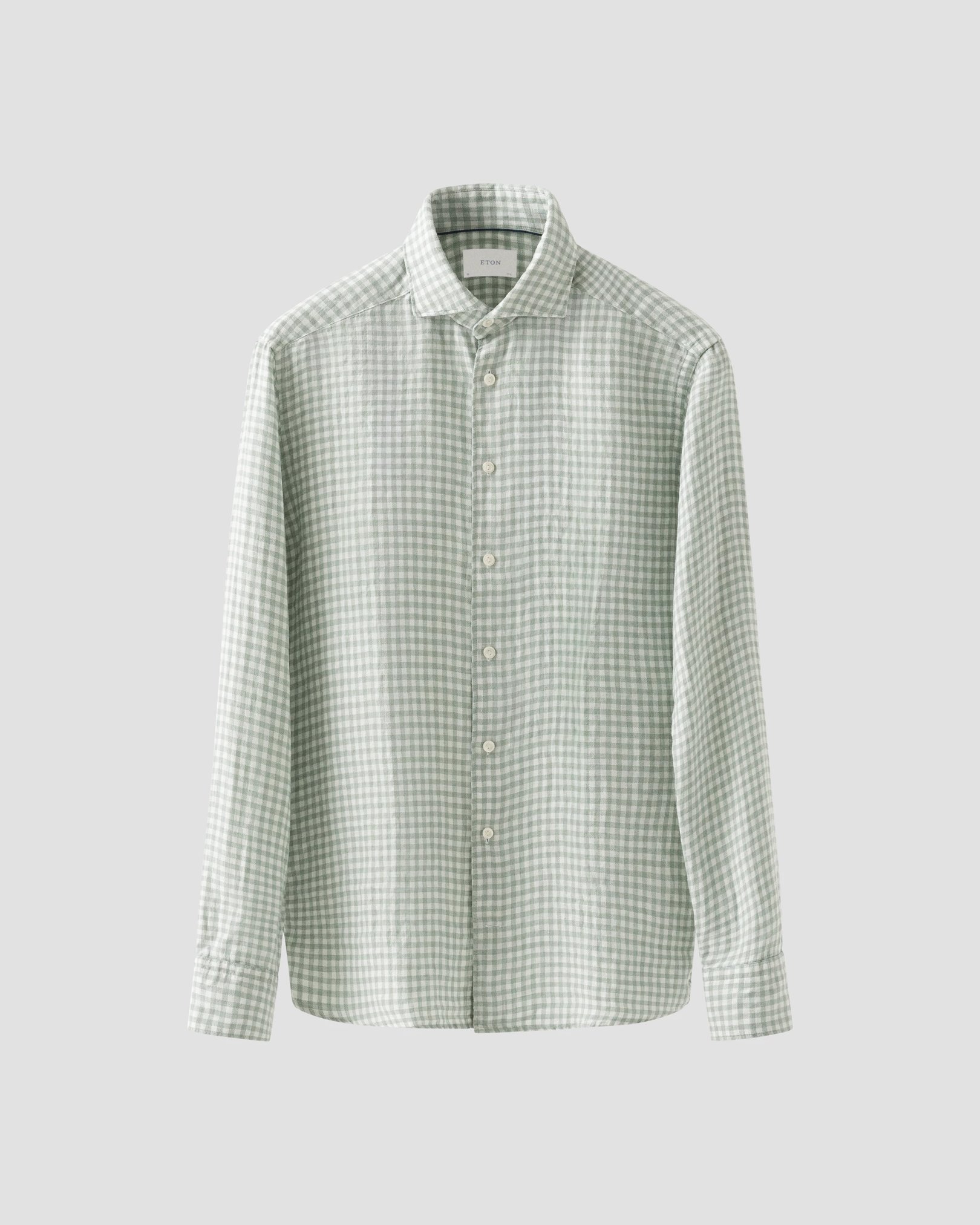 Eton - Check Linen Twill Shirt