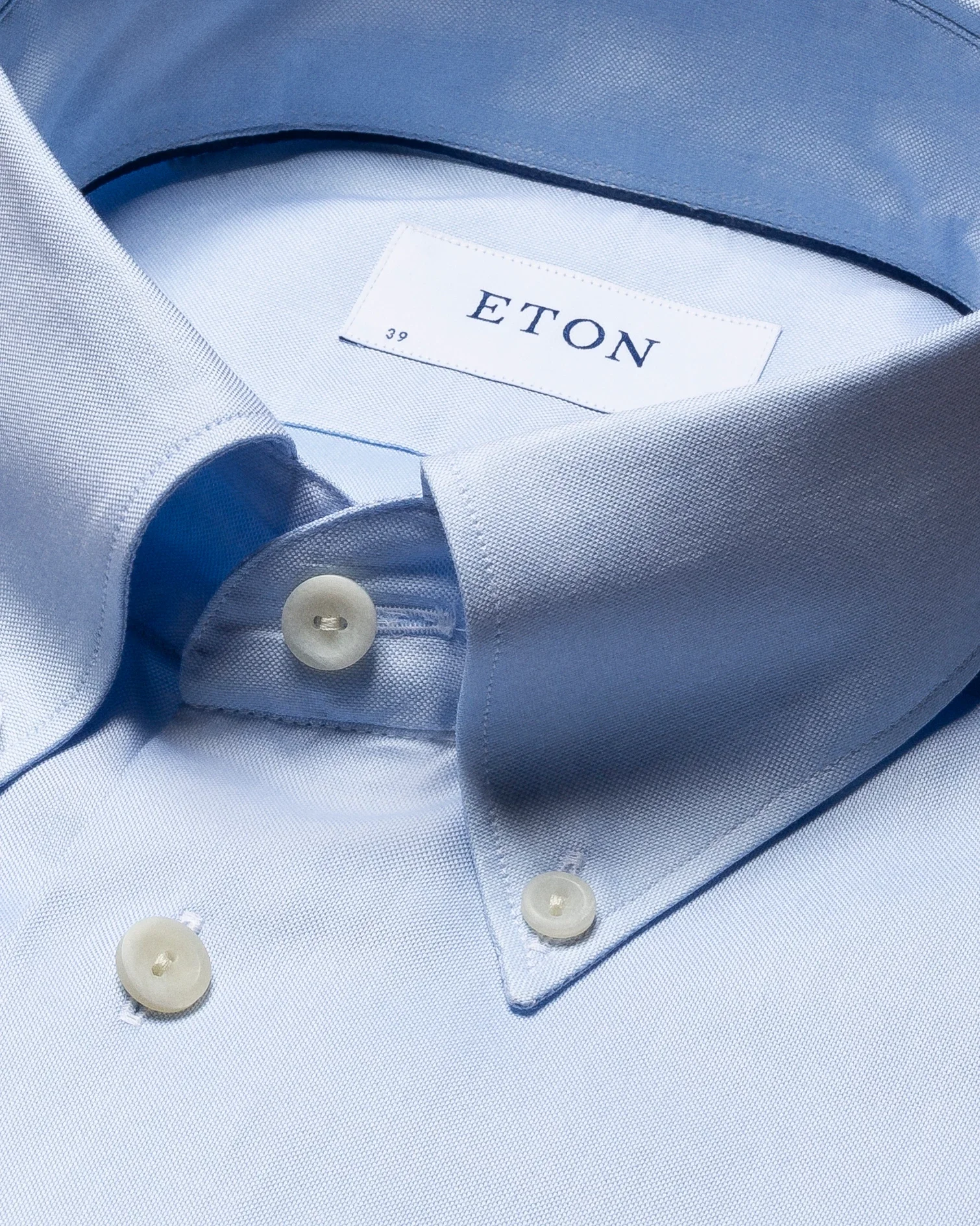 Eton - blue pin dot shirt