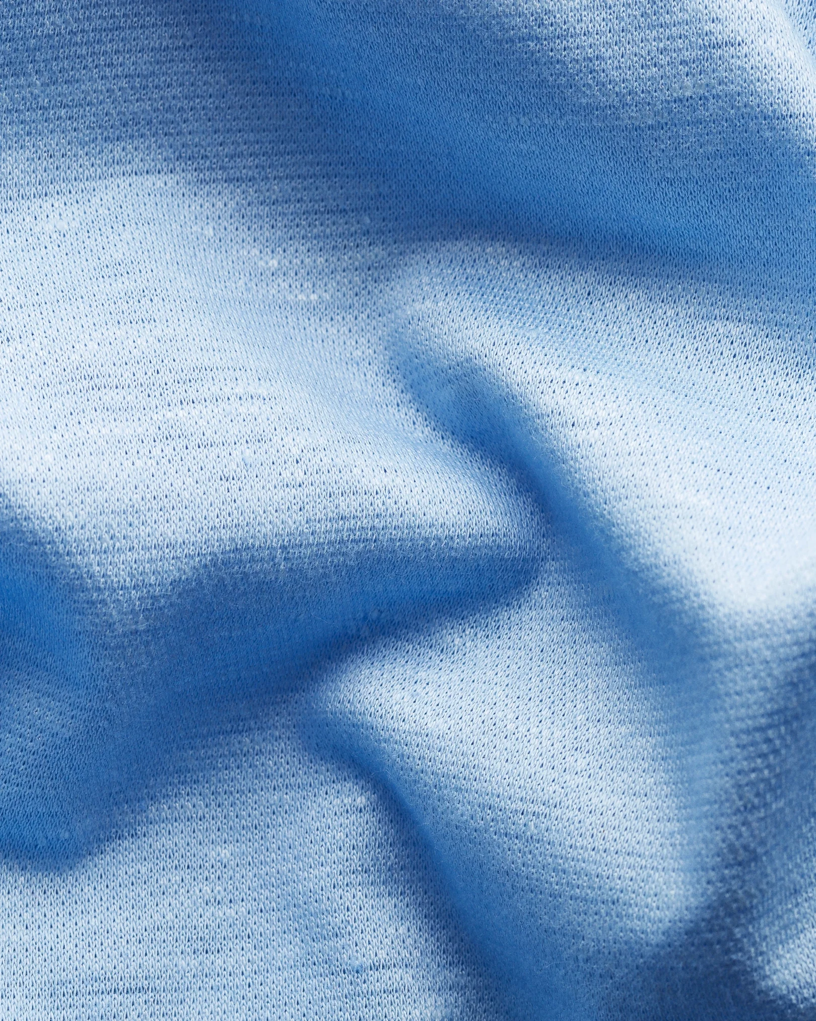 Eton - light blue pique t shirt short sleeve boxfit t shirt