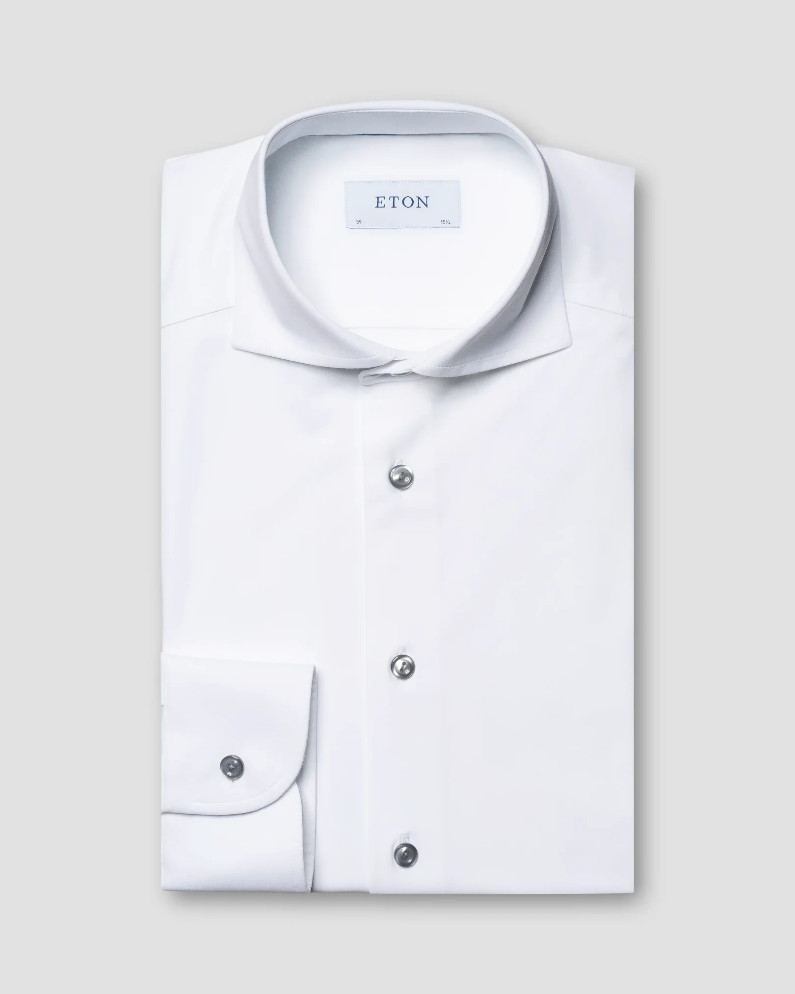 Eton - white 4 way stretch wide spread