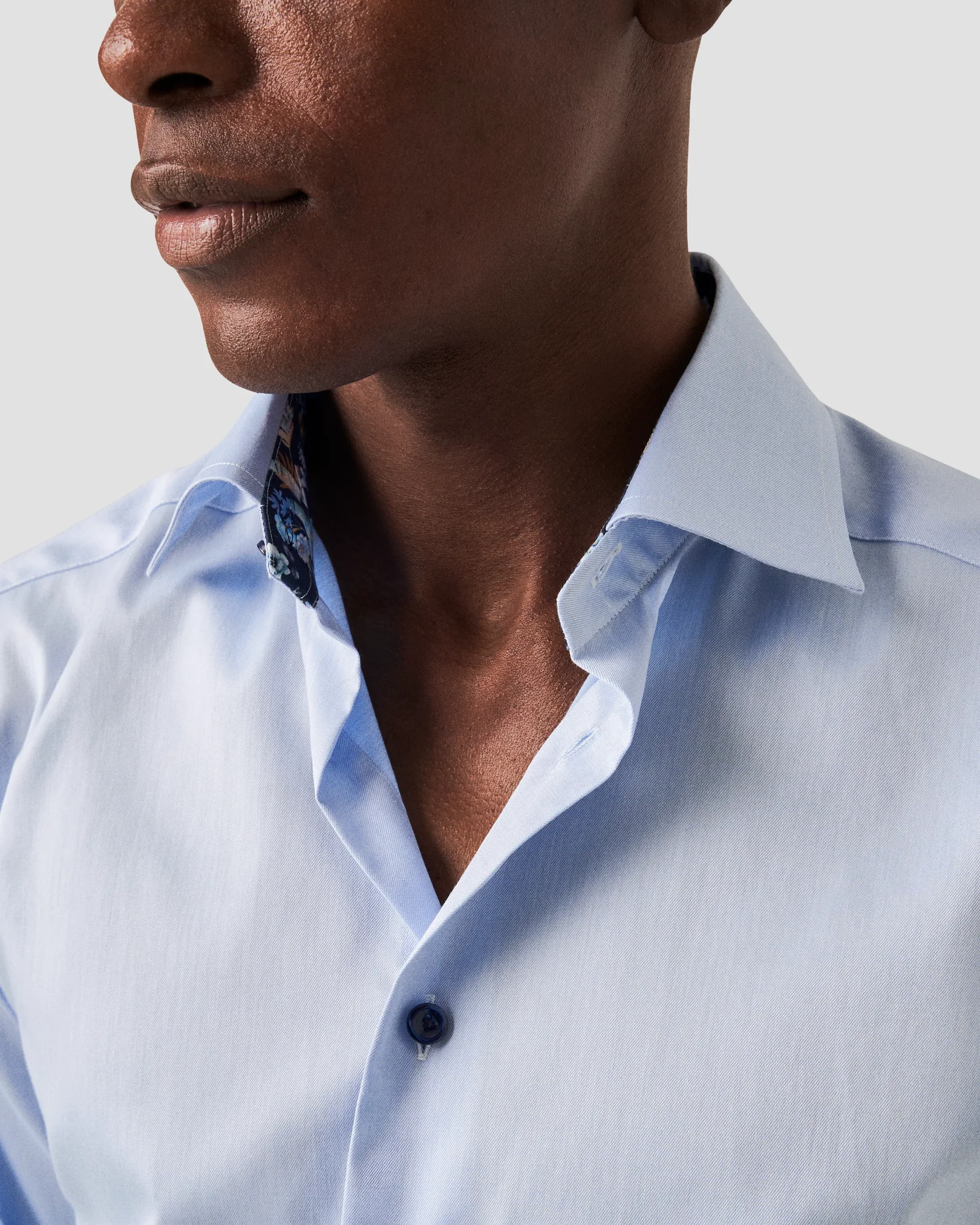 Eton - elegent floral contrast shirt