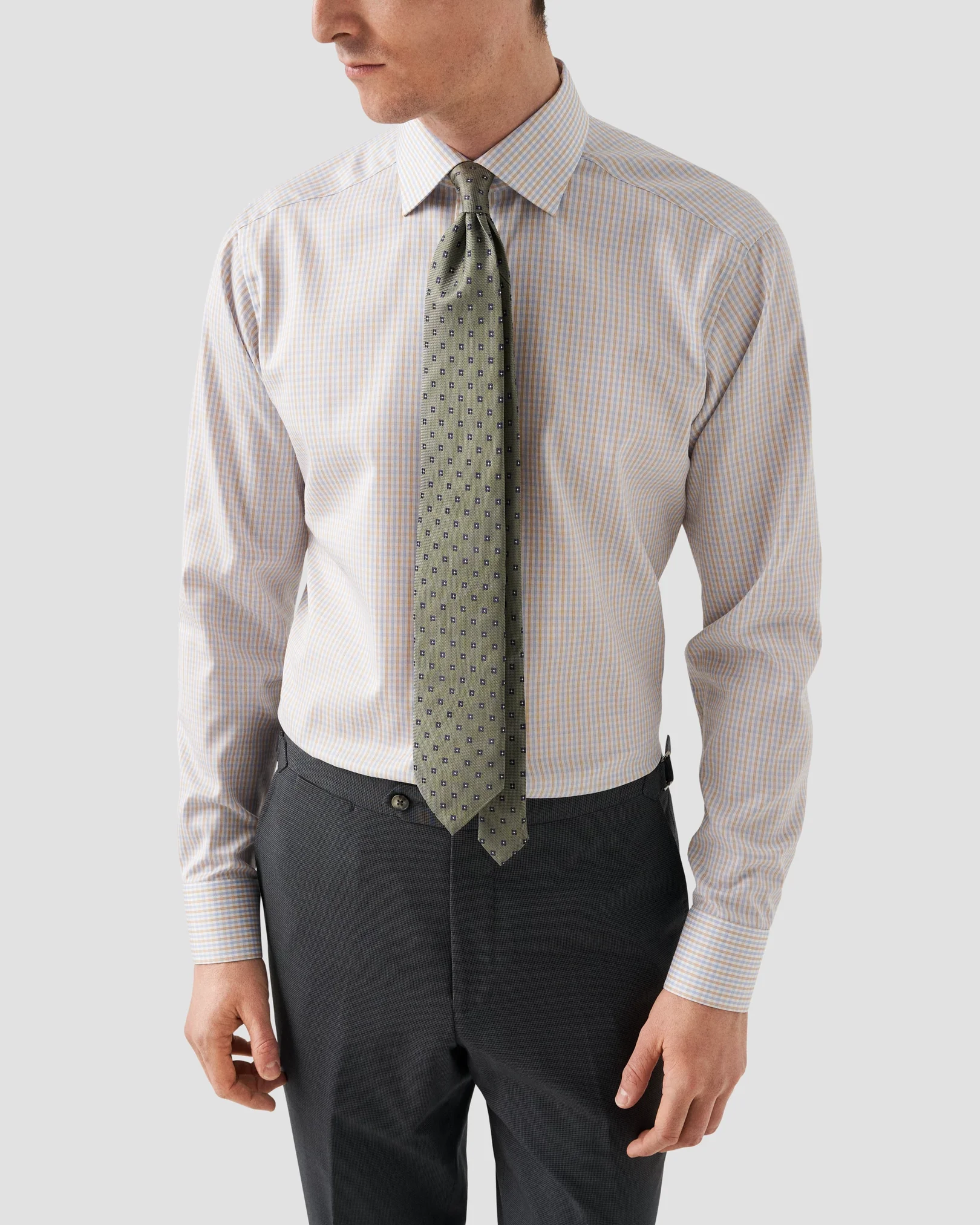 Eton - beige signature twill made to order