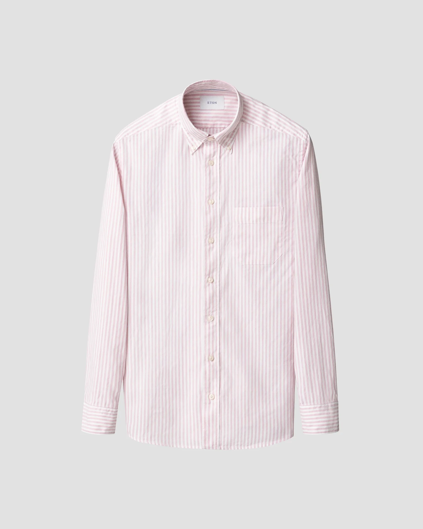 Eton - Gestreiftes Royal Oxford Hemd