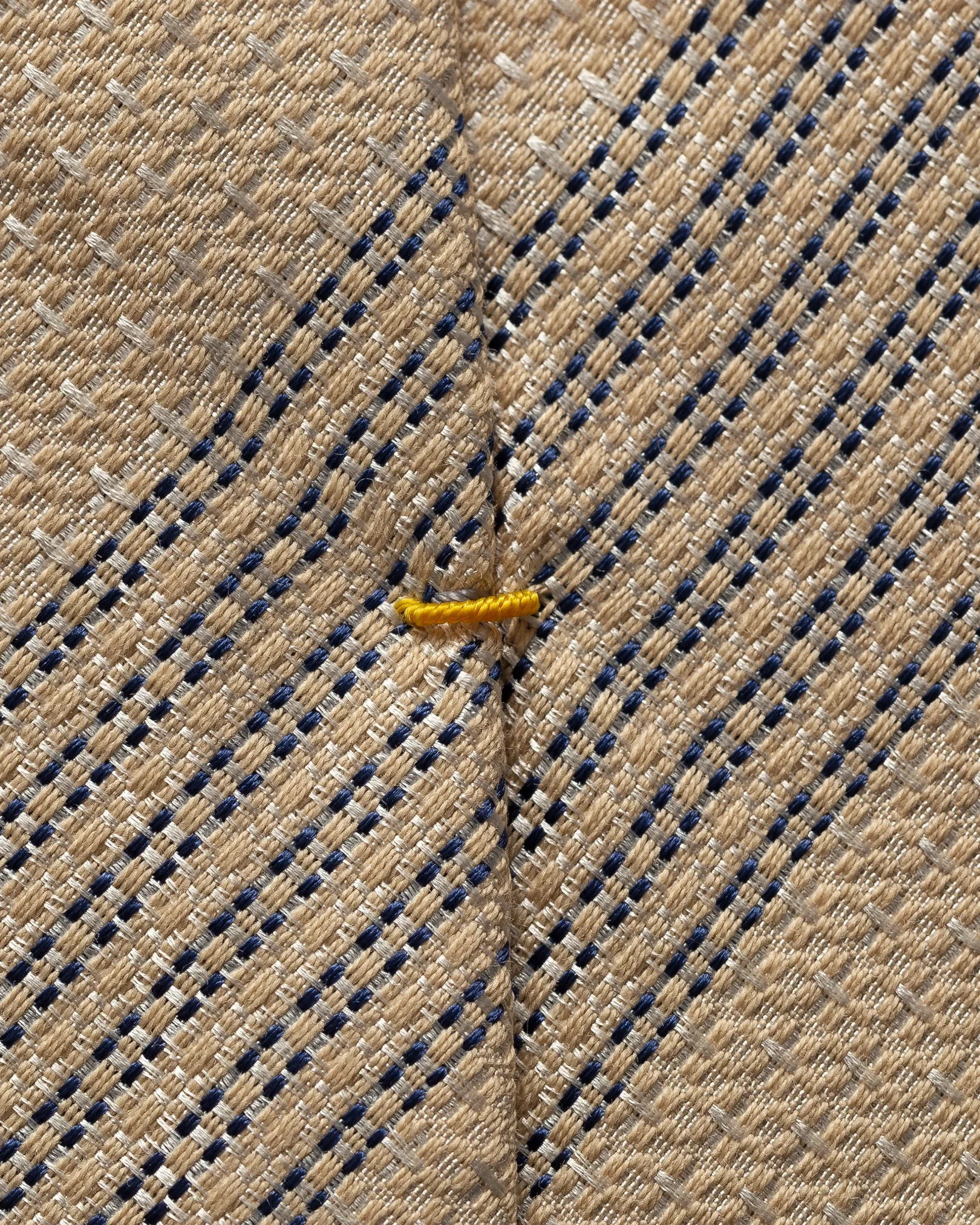 Eton - yellow silk blend tie