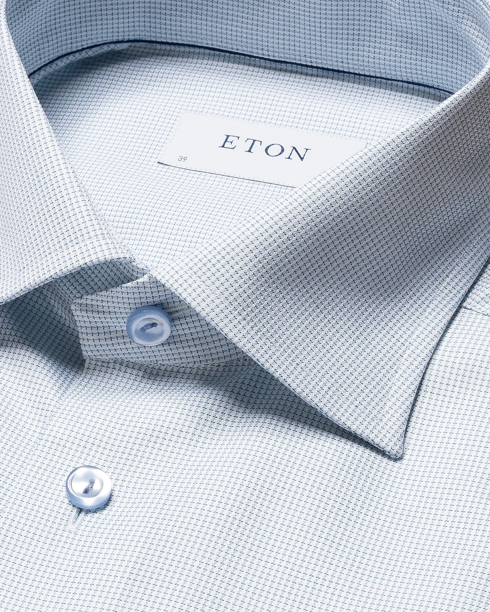 Eton - mid green dobby weave