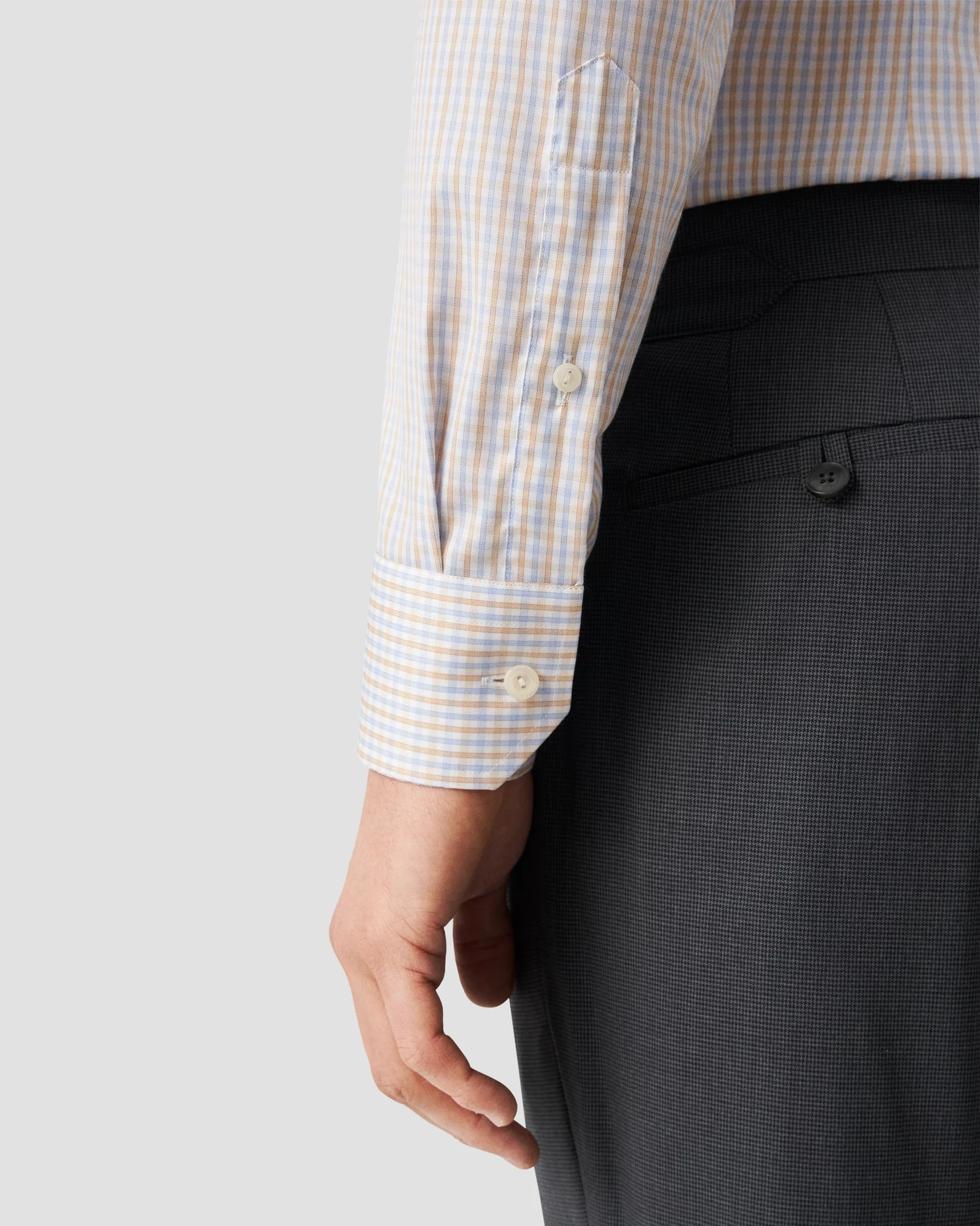 Eton - beige signature twill made to order