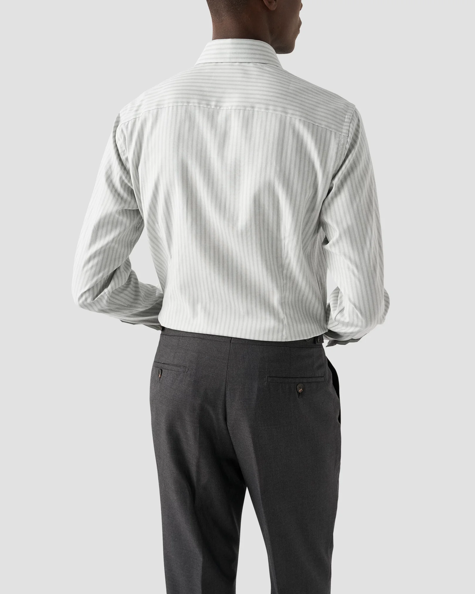Eton - fine light green oxford
