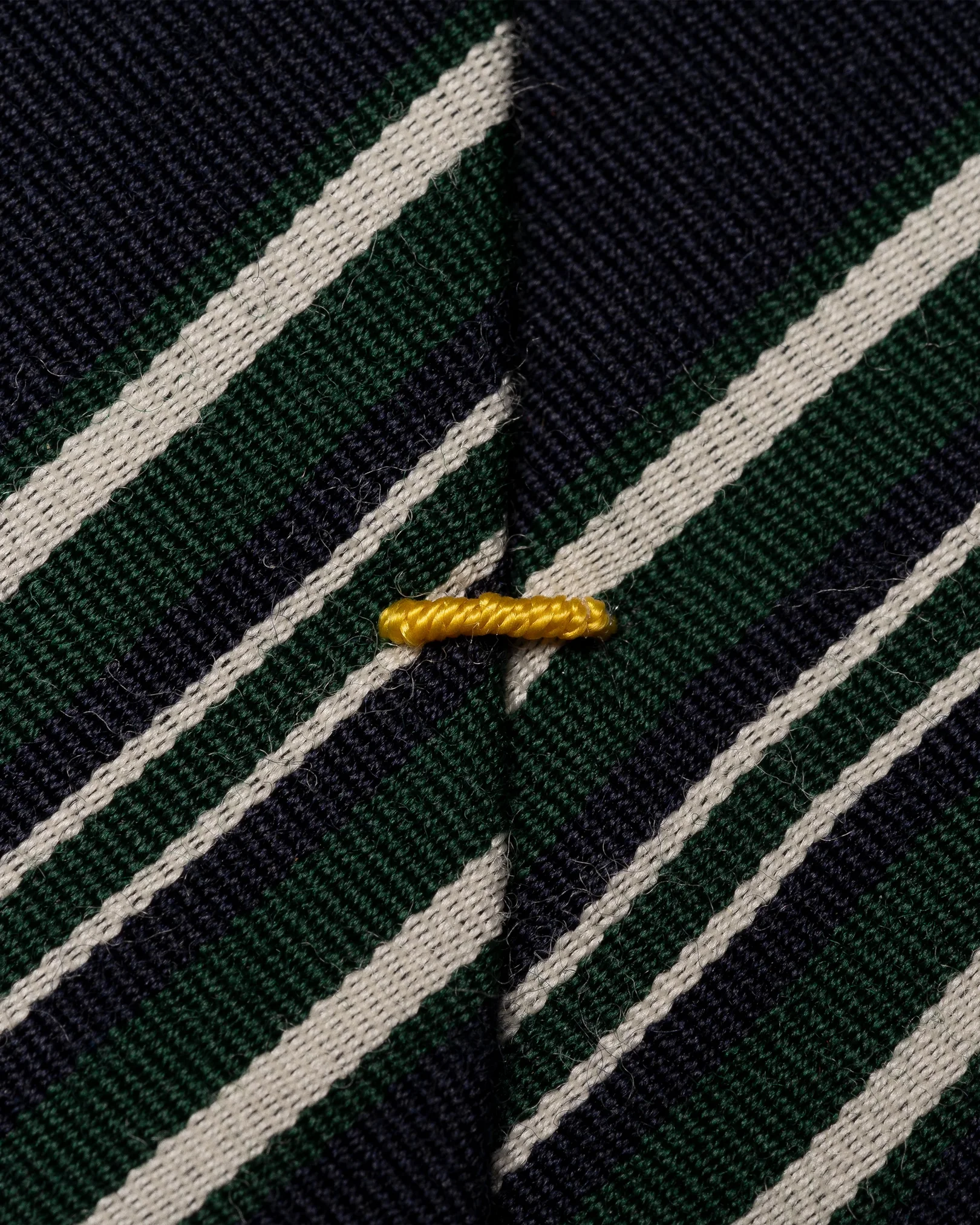 Eton - navy blue regimental striped tie