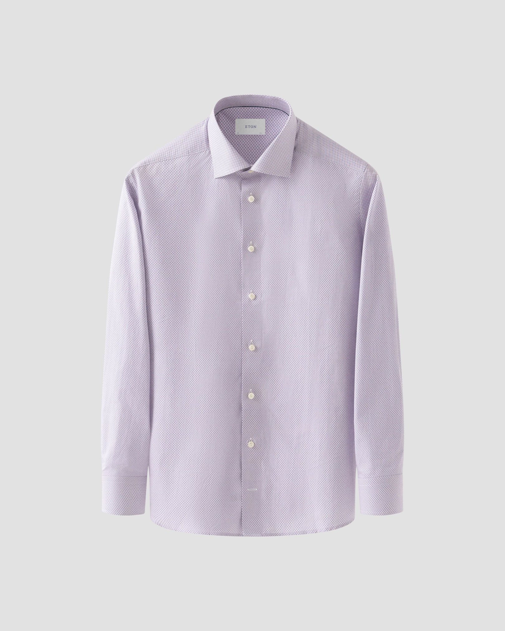 Eton - pink micro print signature twill shirt