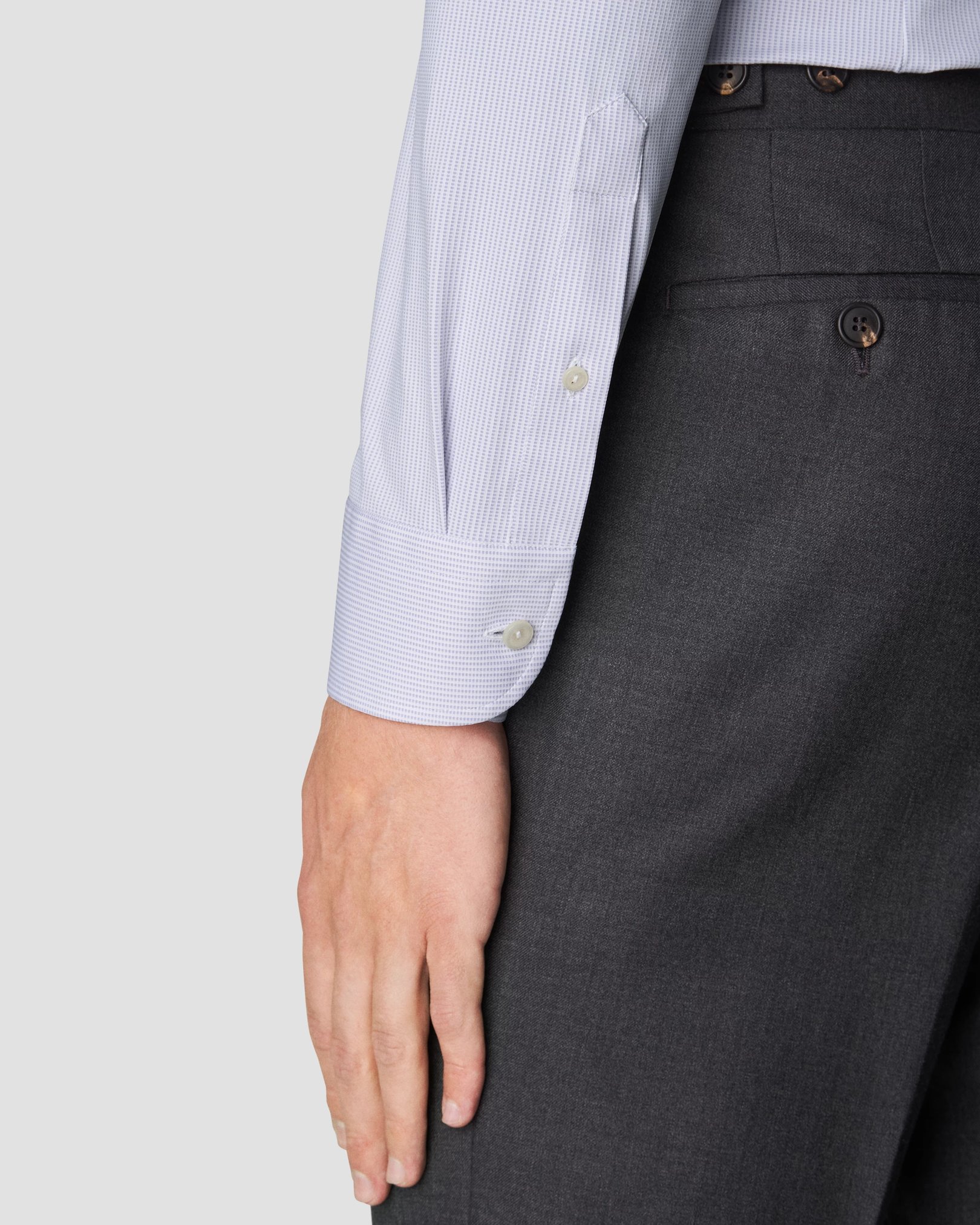 Eton - light purple four way stretch