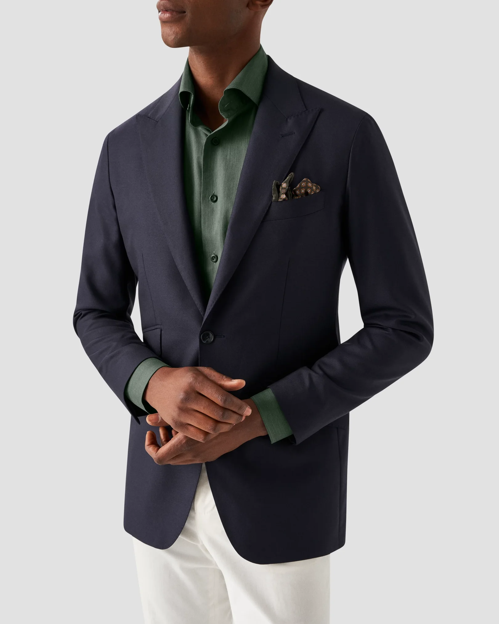 Eton - dark green flanell