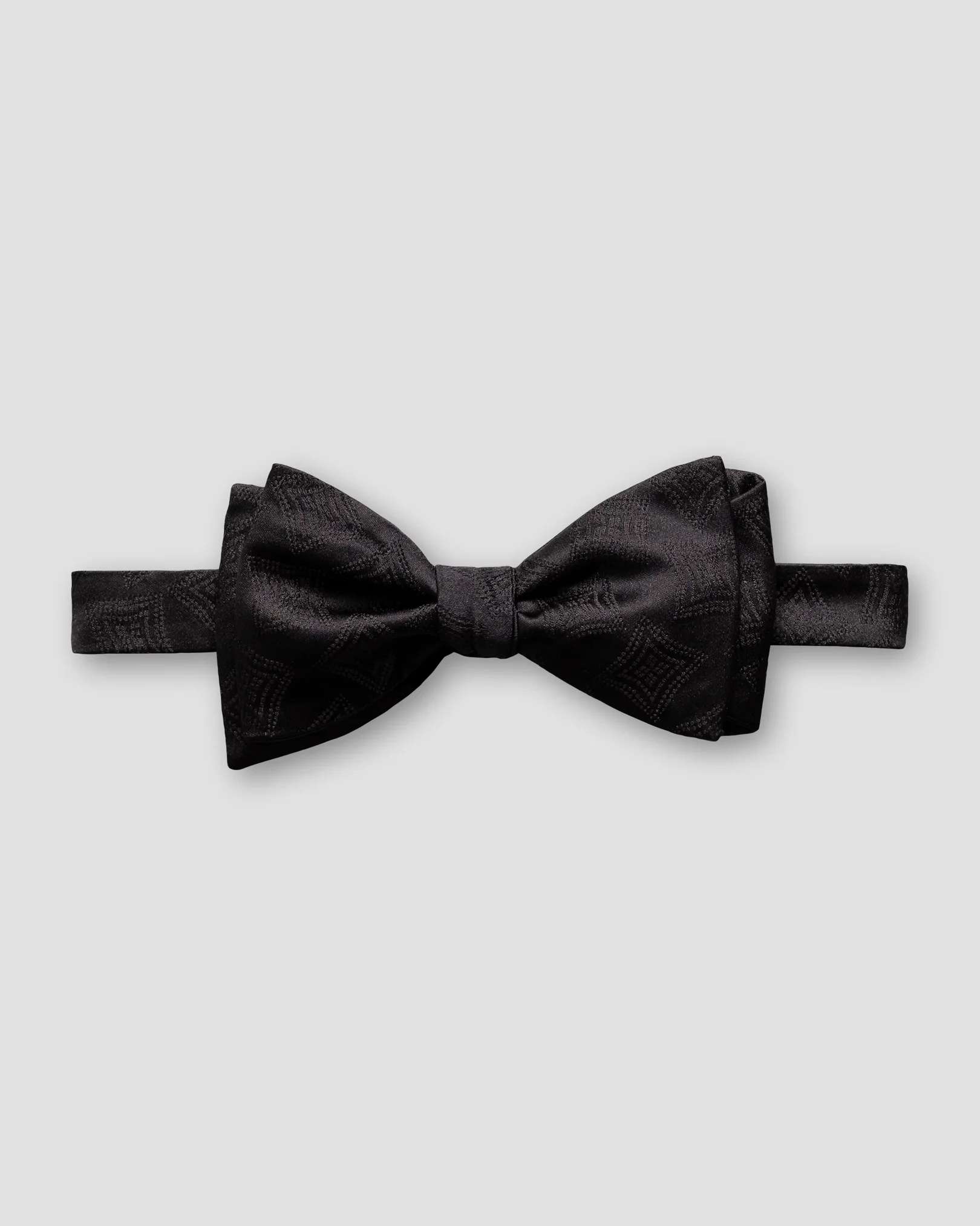 Eton - black medallion silk bowtie