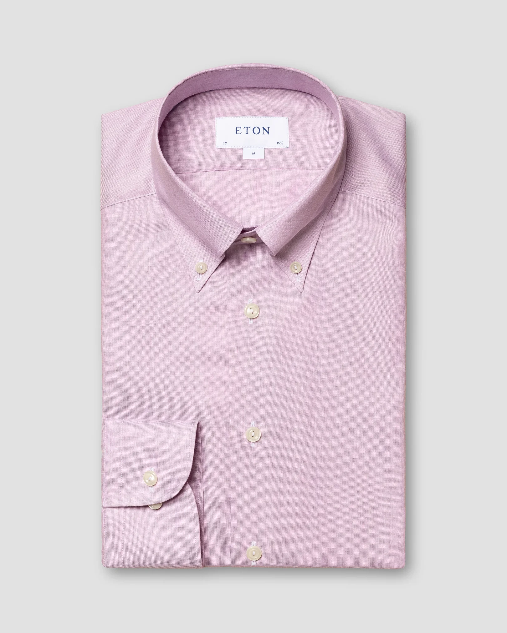 Eton - pink signature oxford