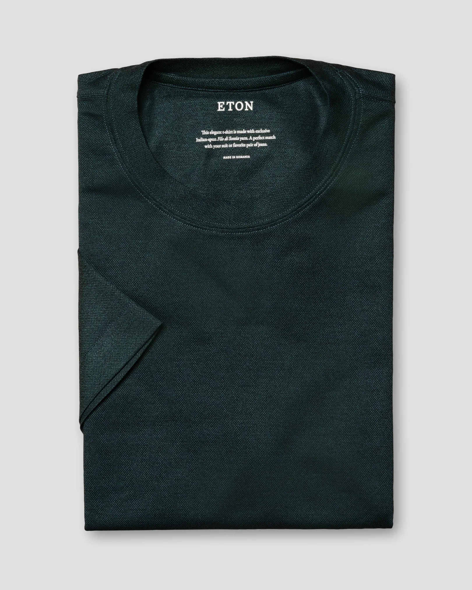 Eton - dark green t shirt