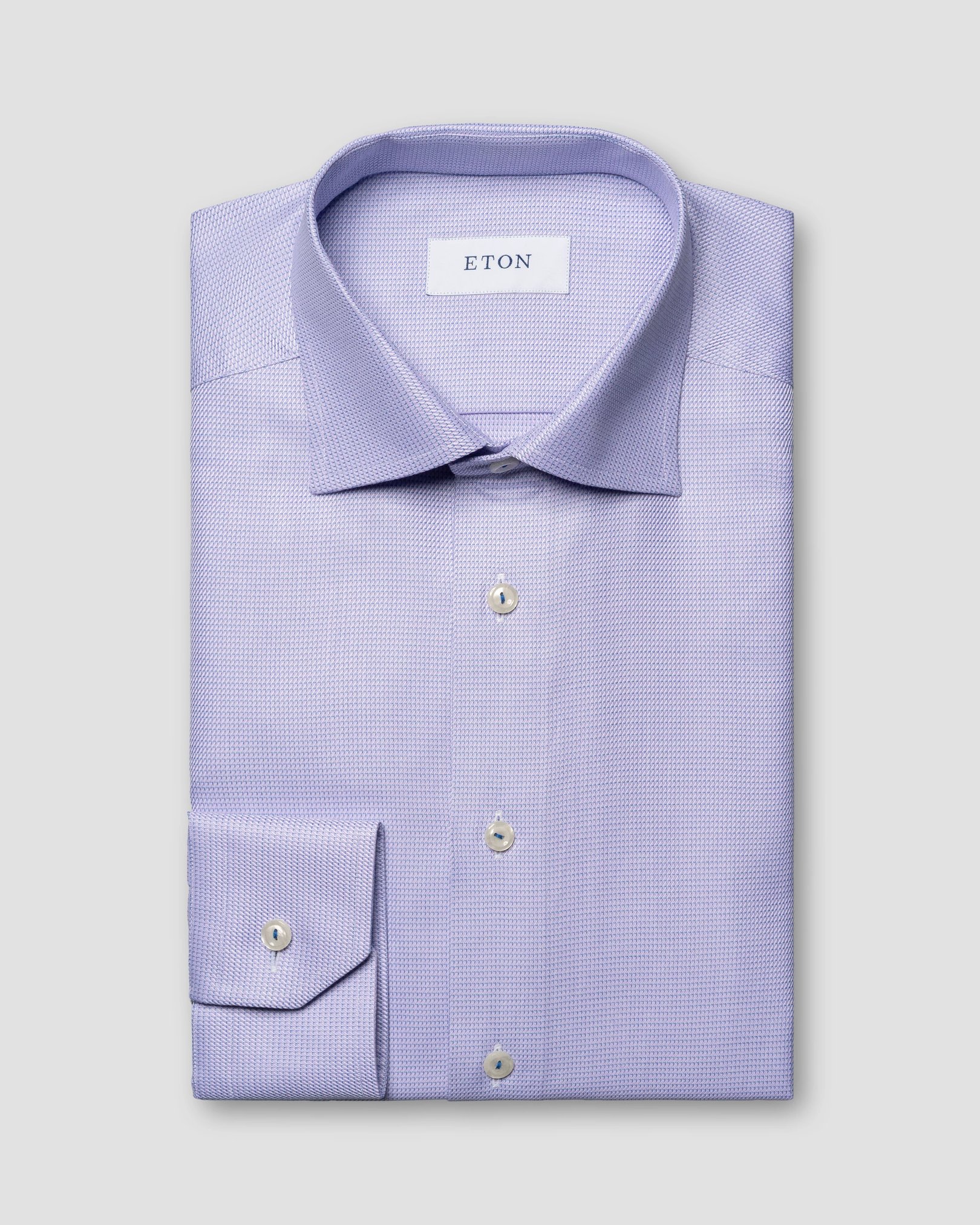 Eton - light purple twill cut away