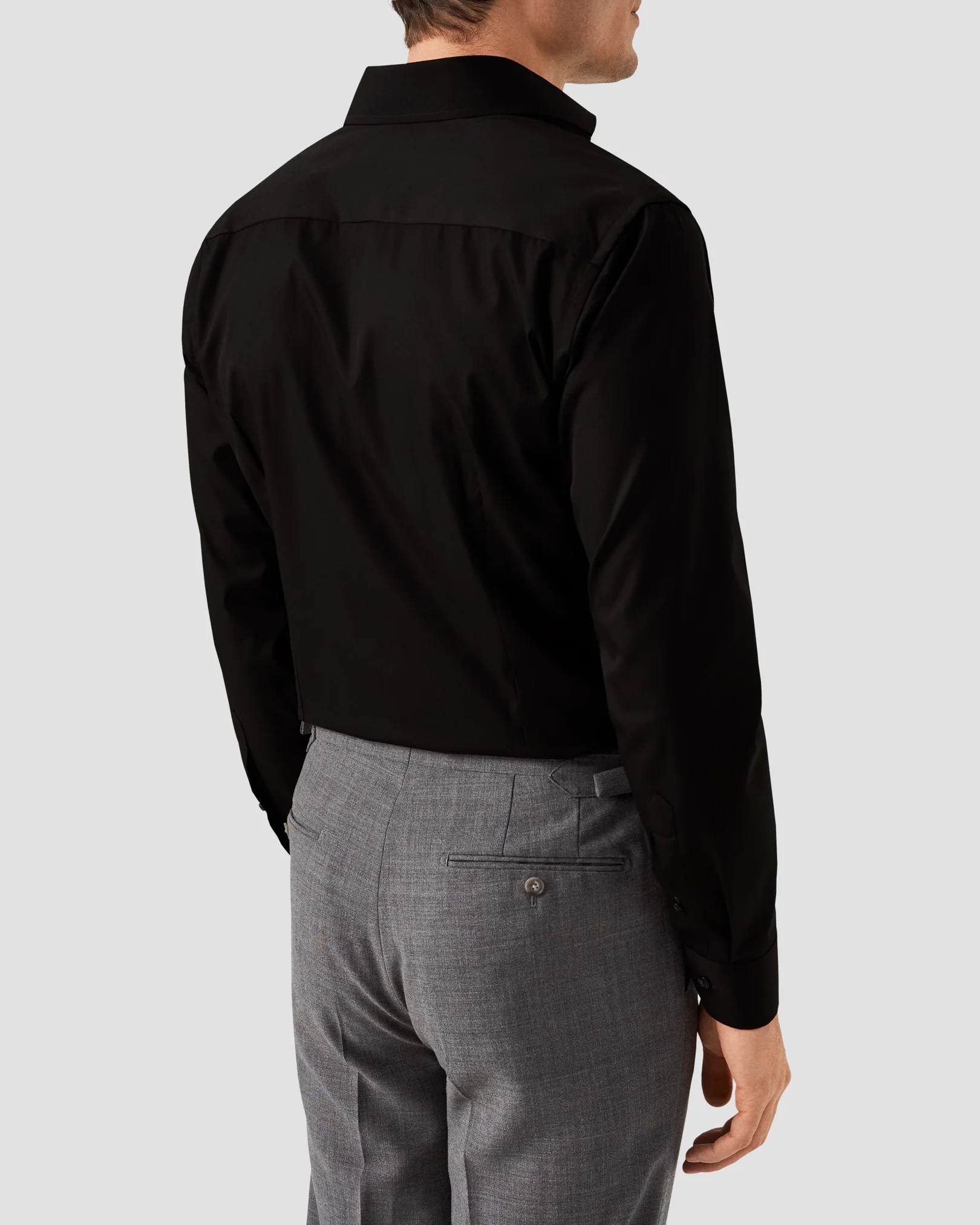 Eton - black poplin