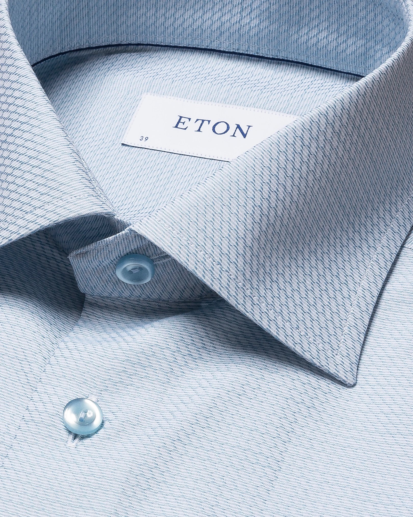 Eton - light blue dobby