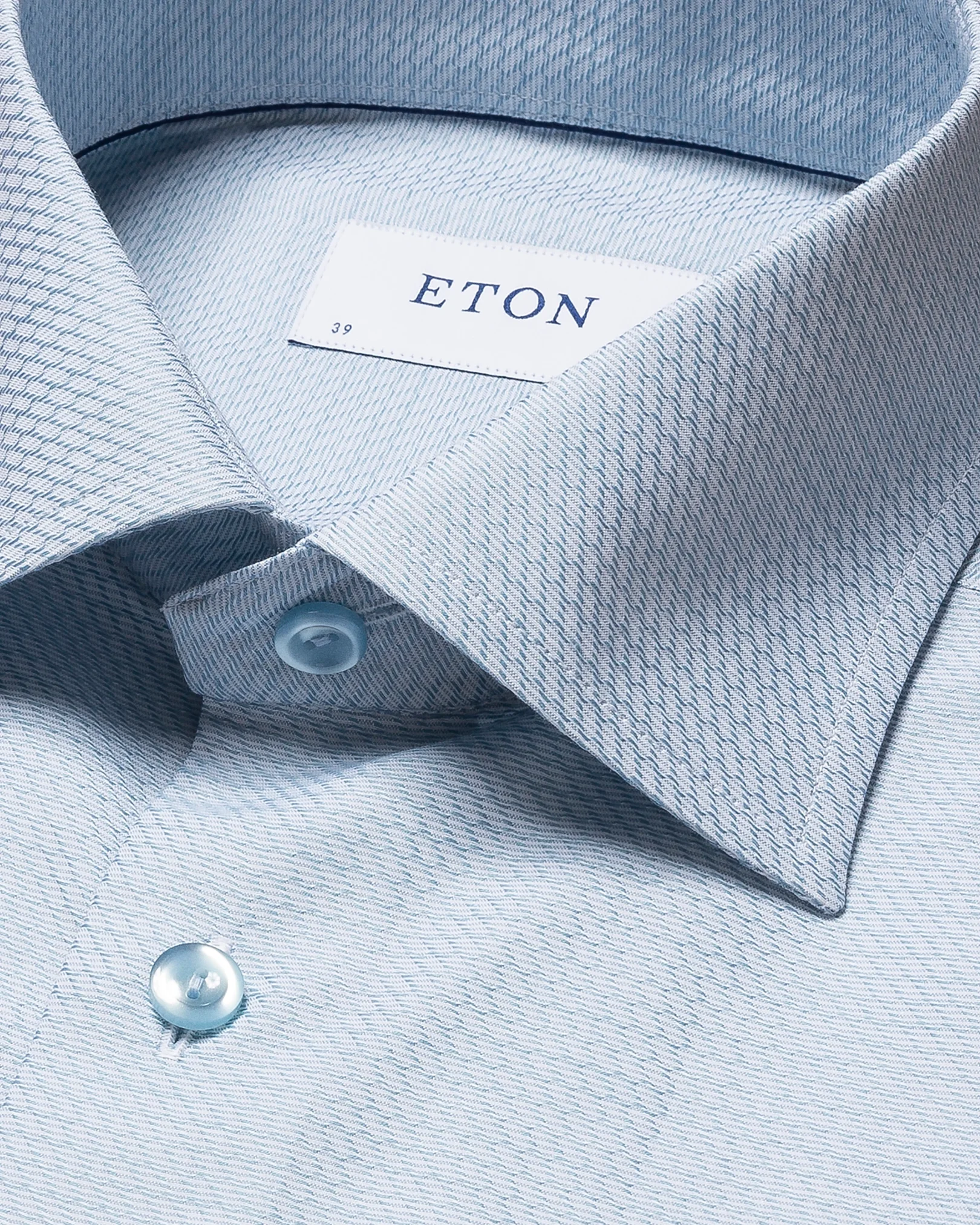 Eton - light blue dobby