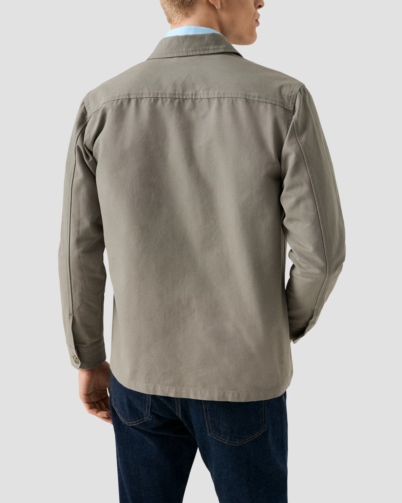 Eton - Hemdjacke aus Canvas
