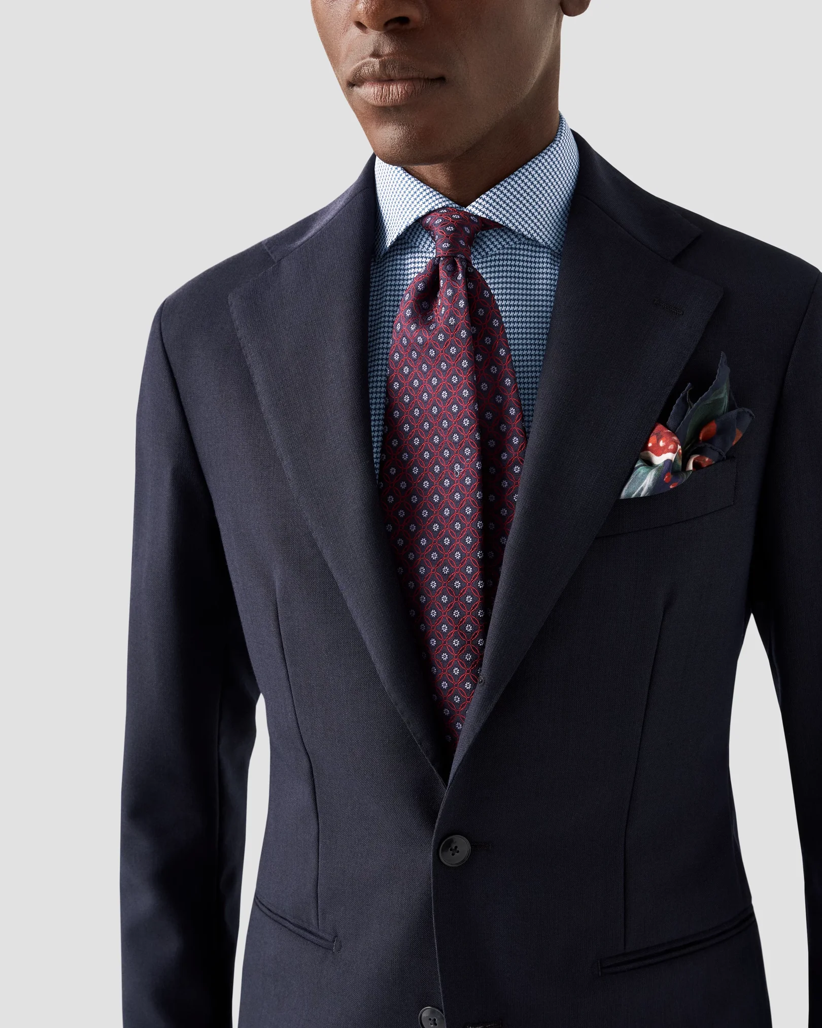 Eton - mid blue fourway stretch