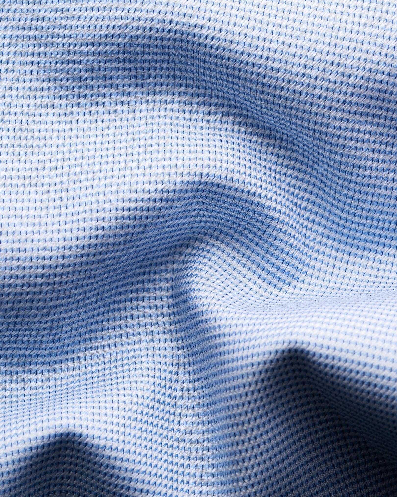 Eton - light blue semi solid dobbyshirt