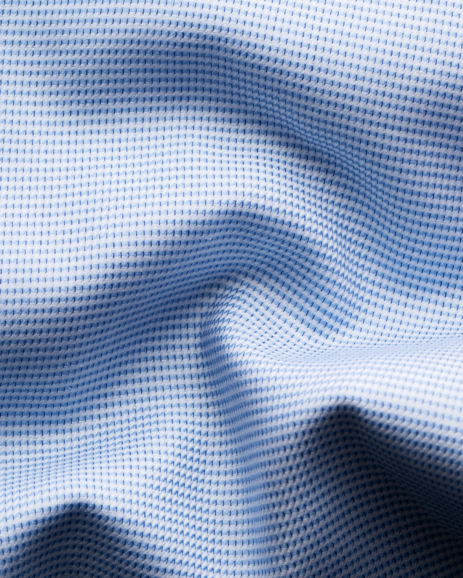 Eton - light blue semi solid dobbyshirt