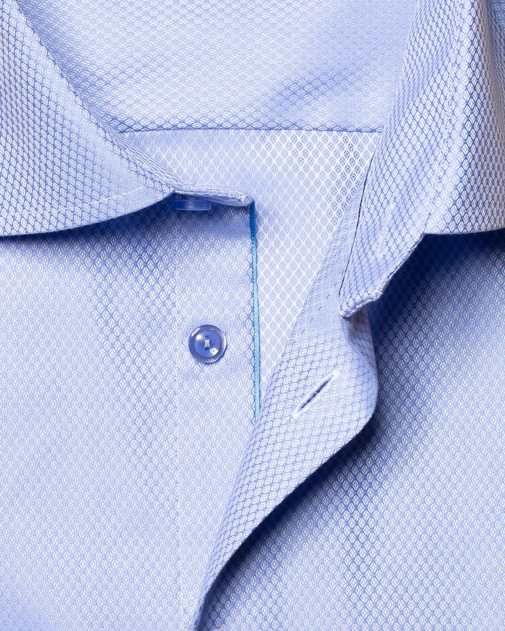 Eton - blue dobby shirt