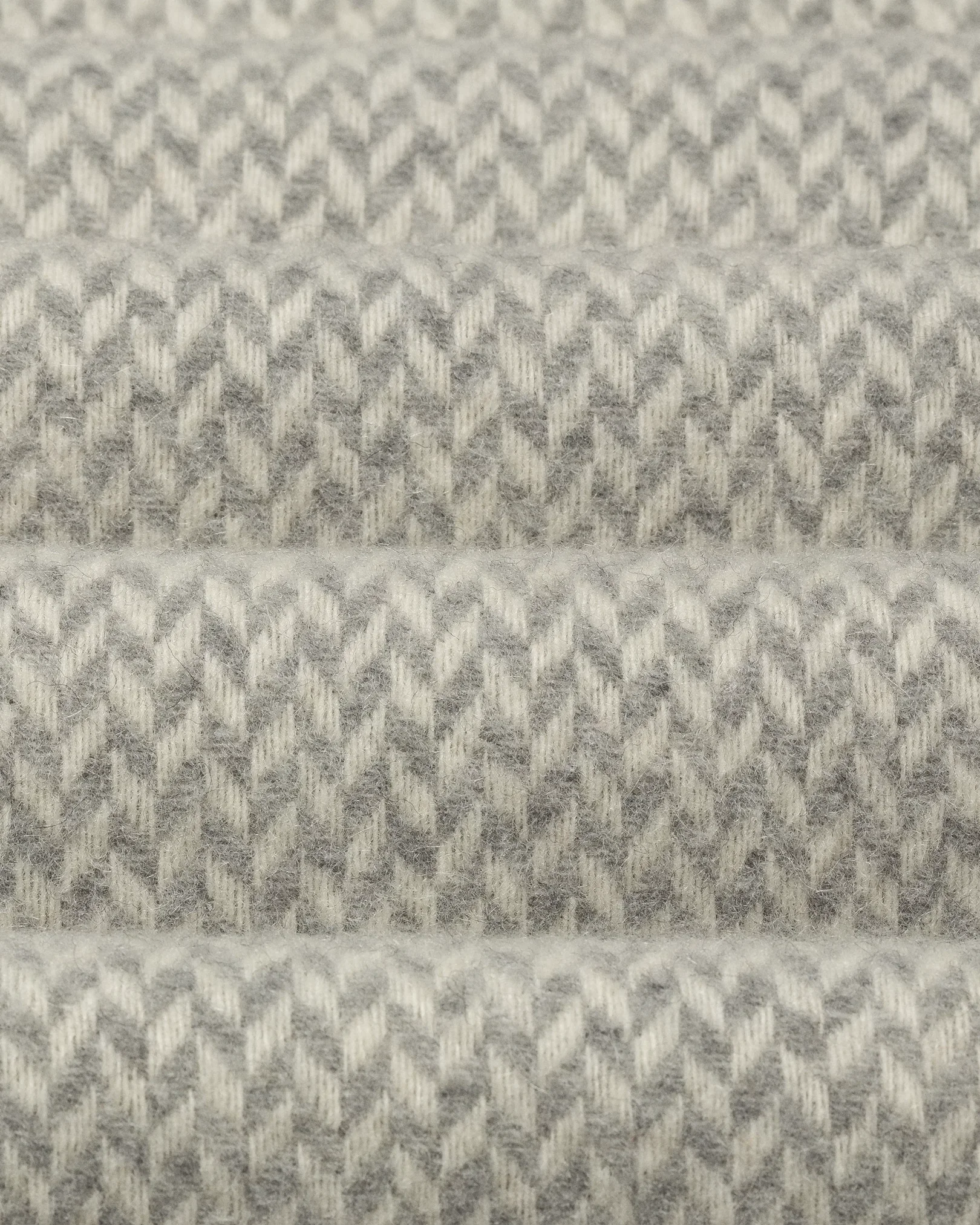 Eton - mid grey herringbone scarf