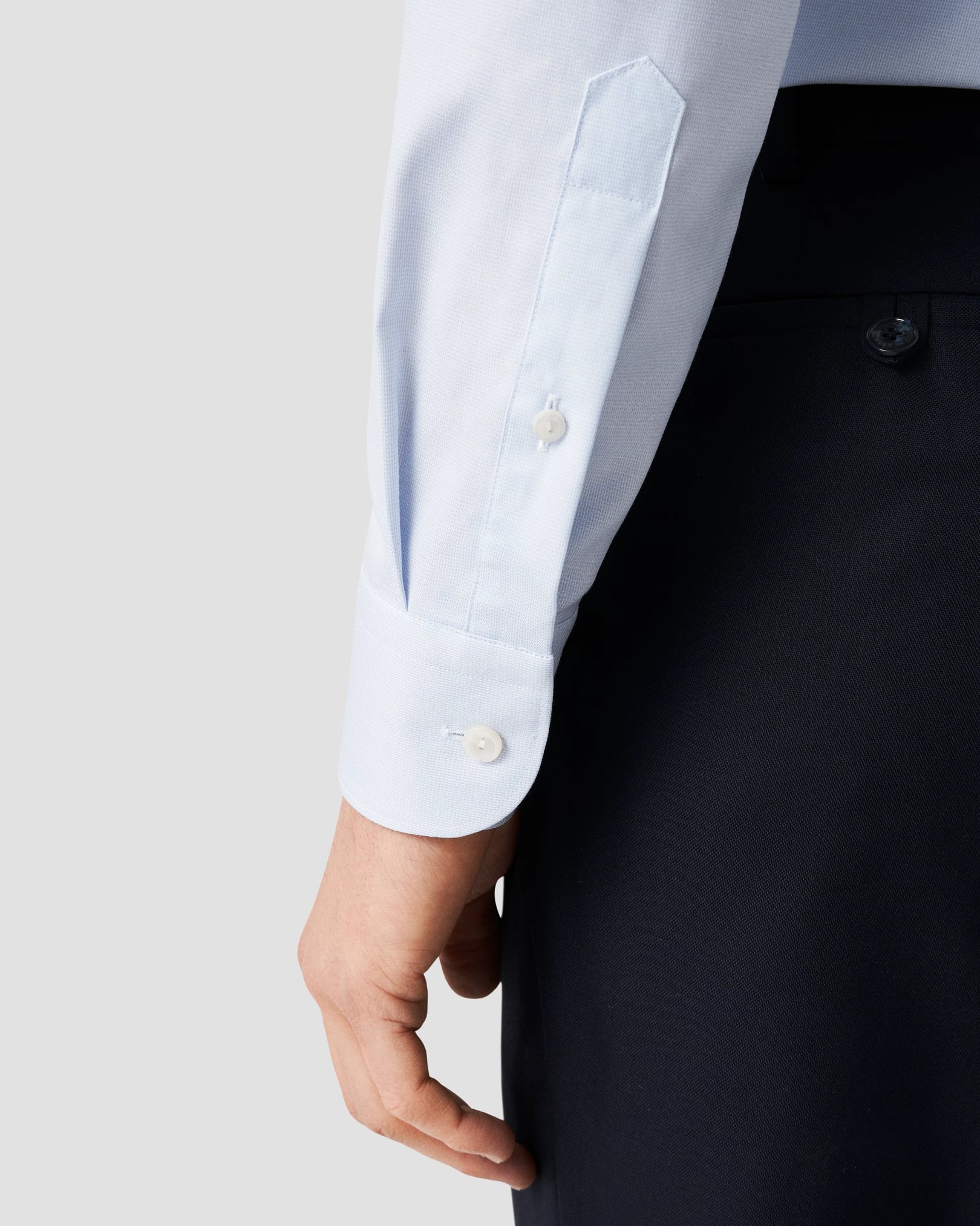 Eton - semi solid dobby shirt