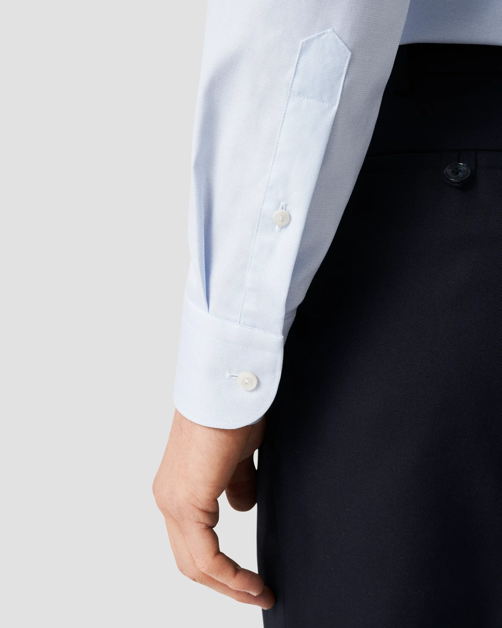 Eton - semi solid dobby shirt
