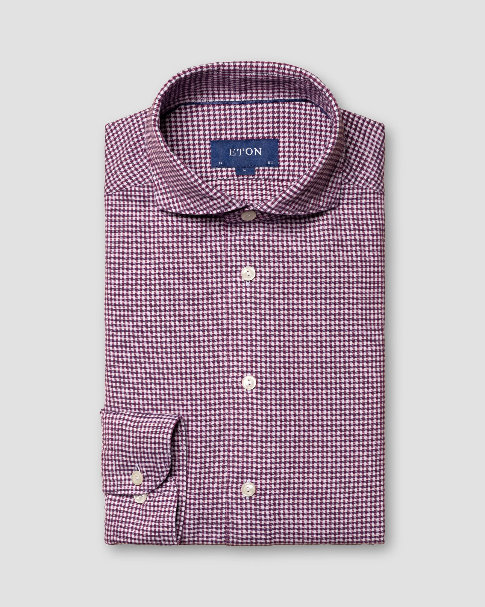 Eton - red cotton tencel